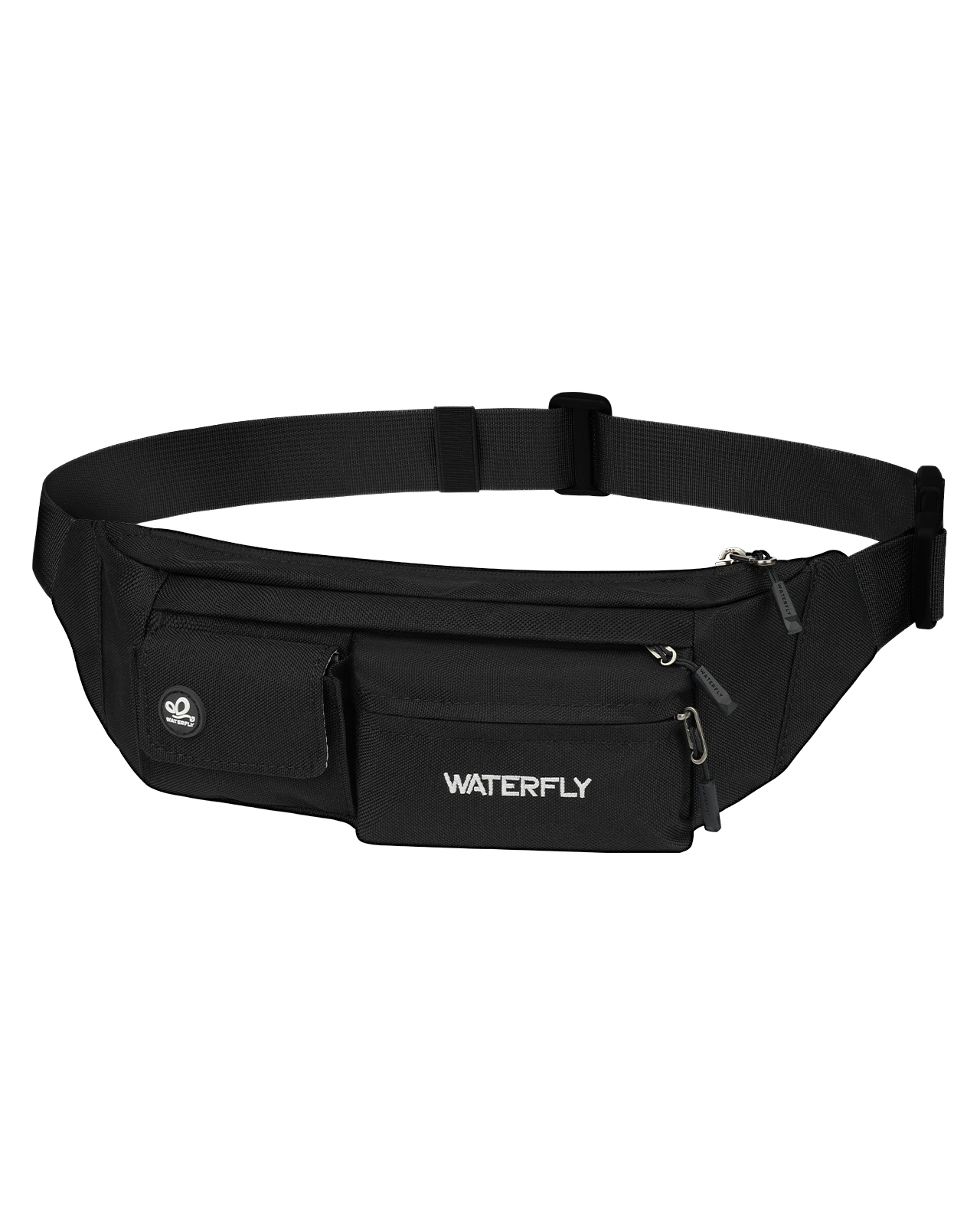 slim lightweight fanny pack water resistant crossbody waist bag for phone travel