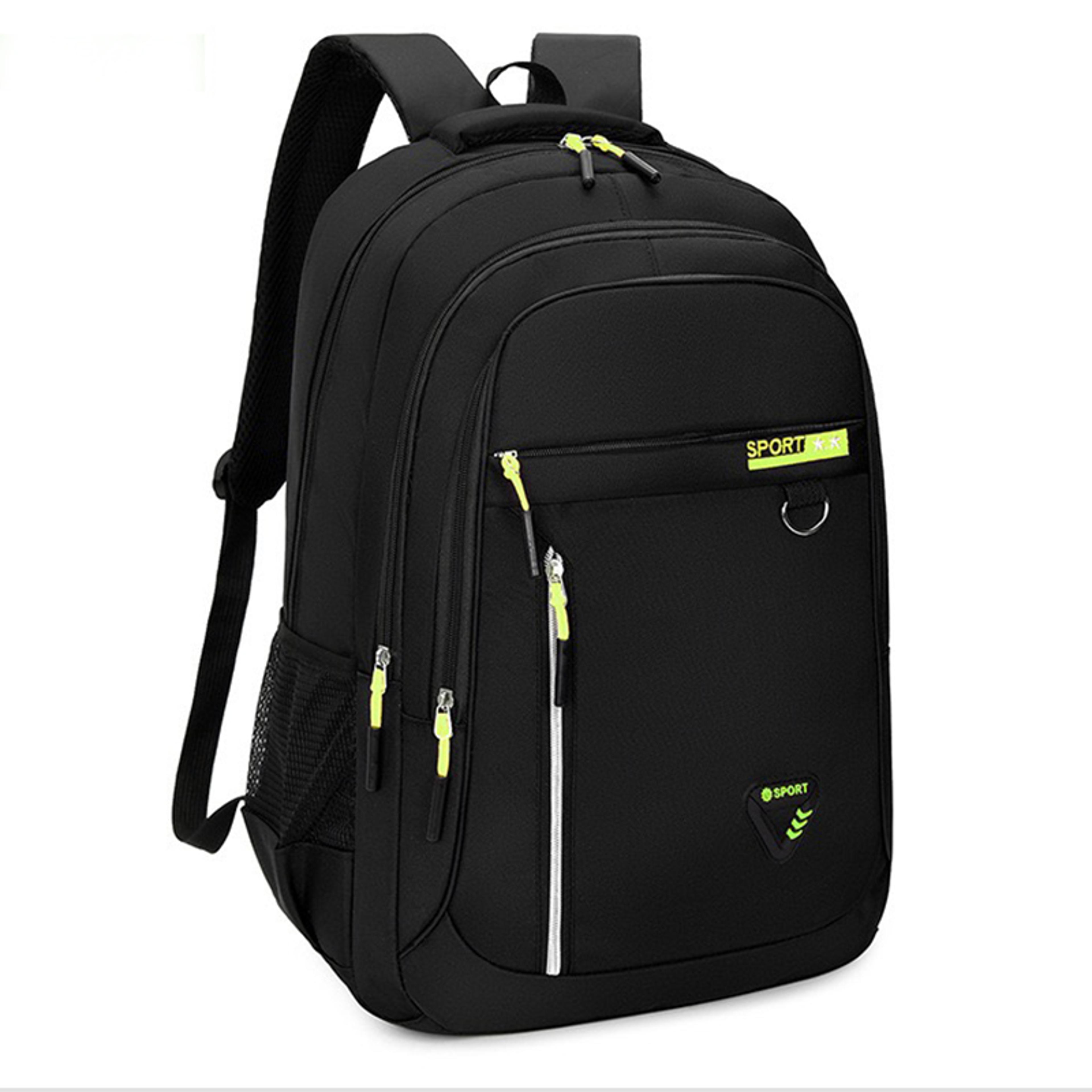 multi pocket nylon travel backpack for business and daily use