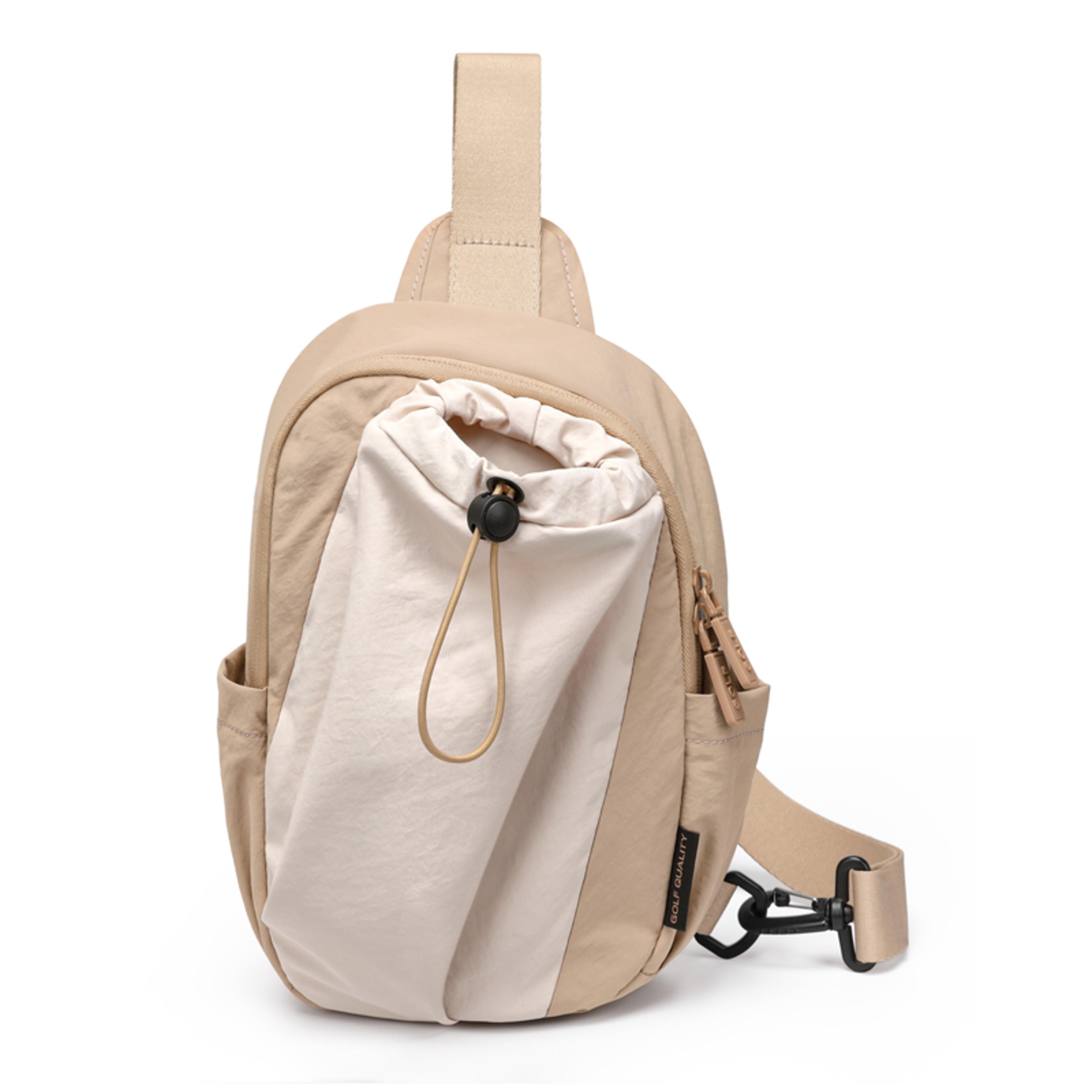 unisex nylon chest bag waterproof crossbody travel sling bag for daily use