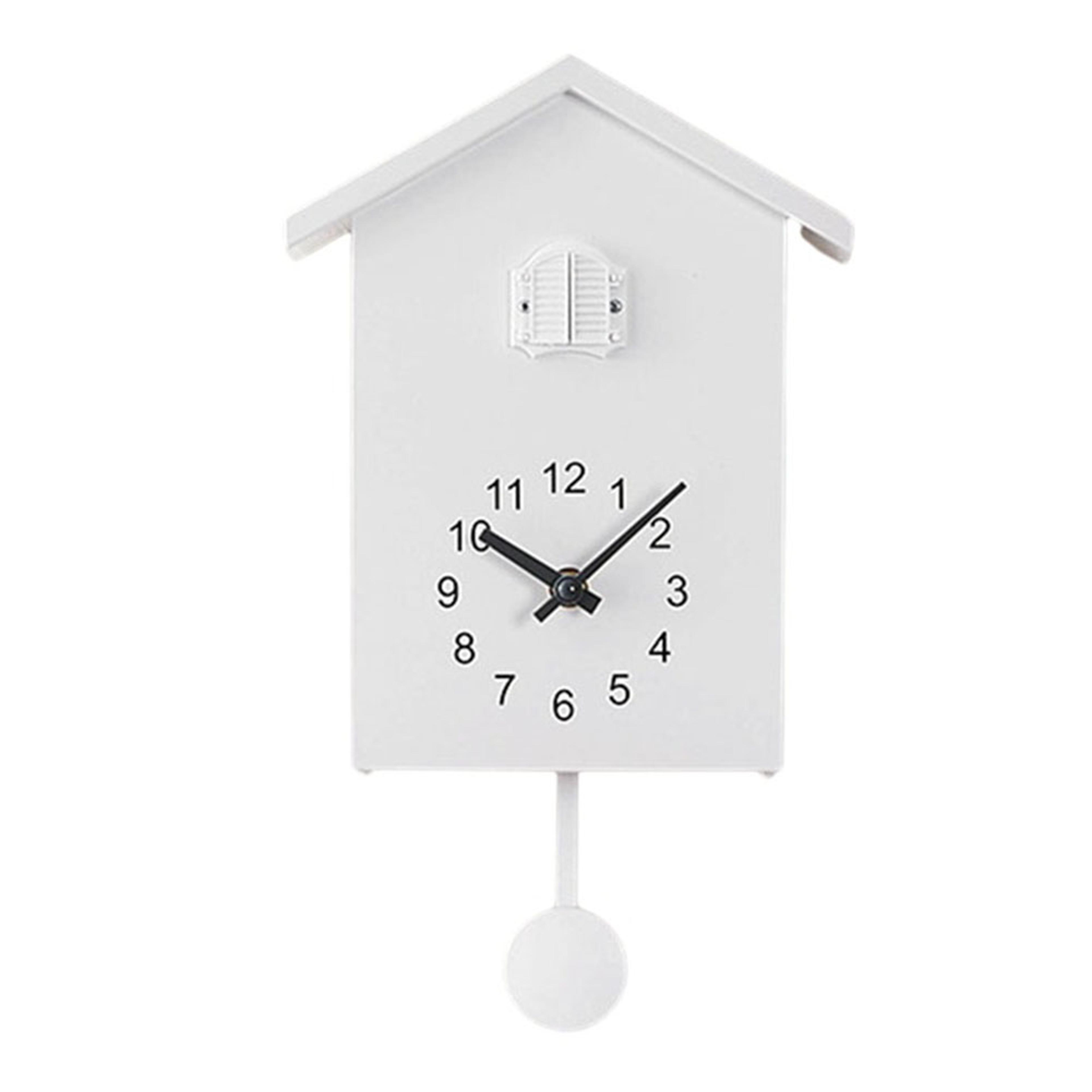 charming birdhouse cuckoo clock battery powered decorative wall clock