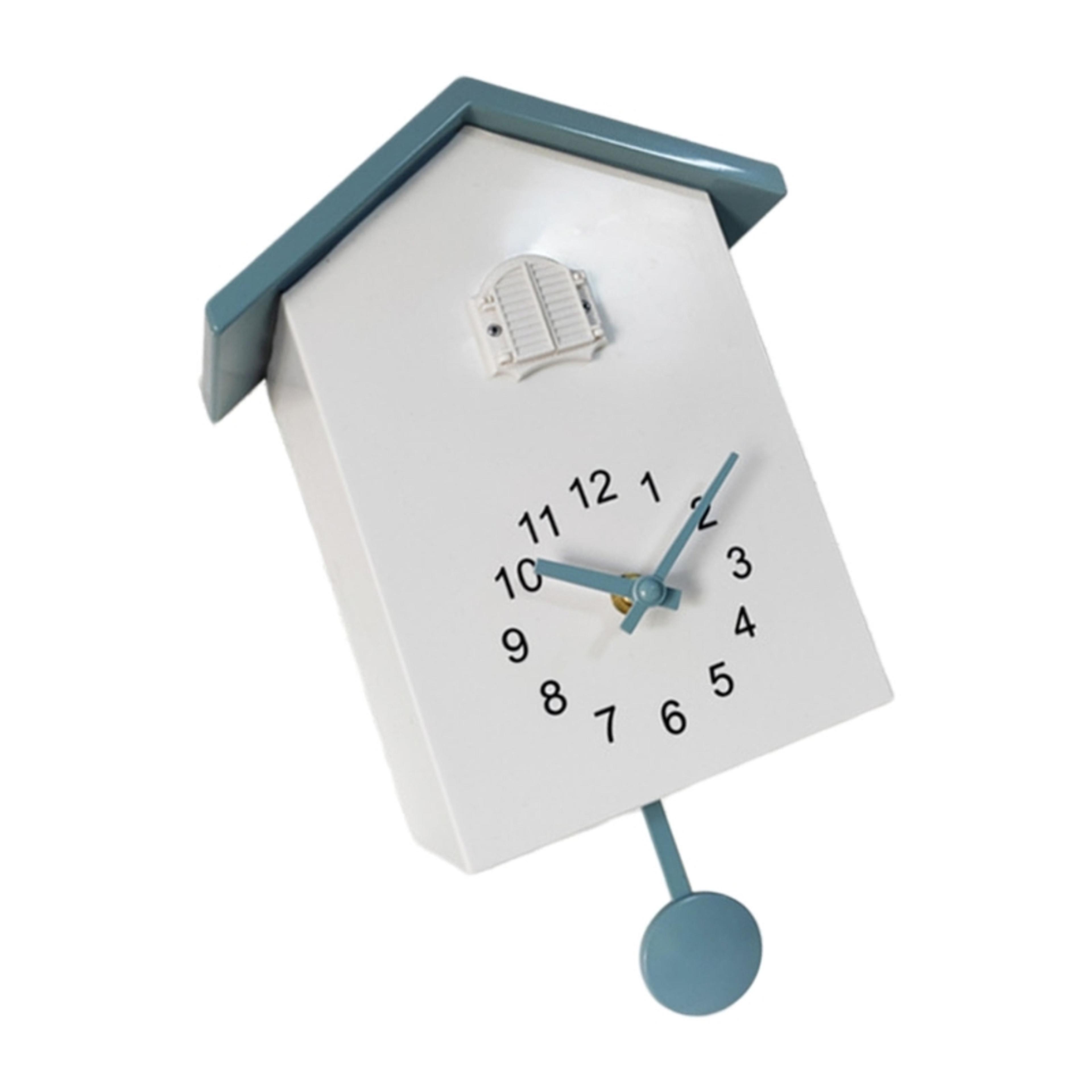 charming bird house cuckoo wall clock with battery operated quartz movement