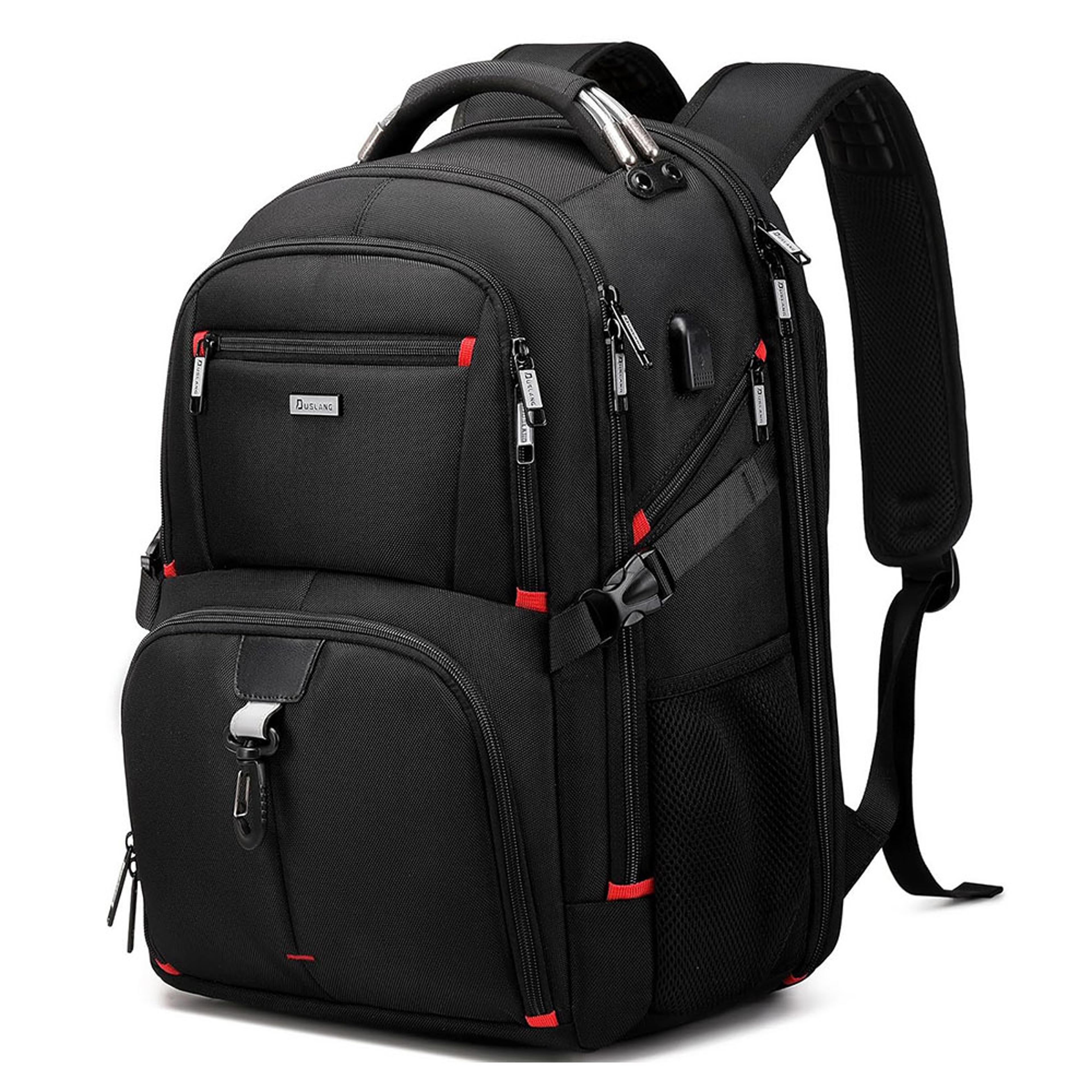 large capacity travel backpack with laptop compartment