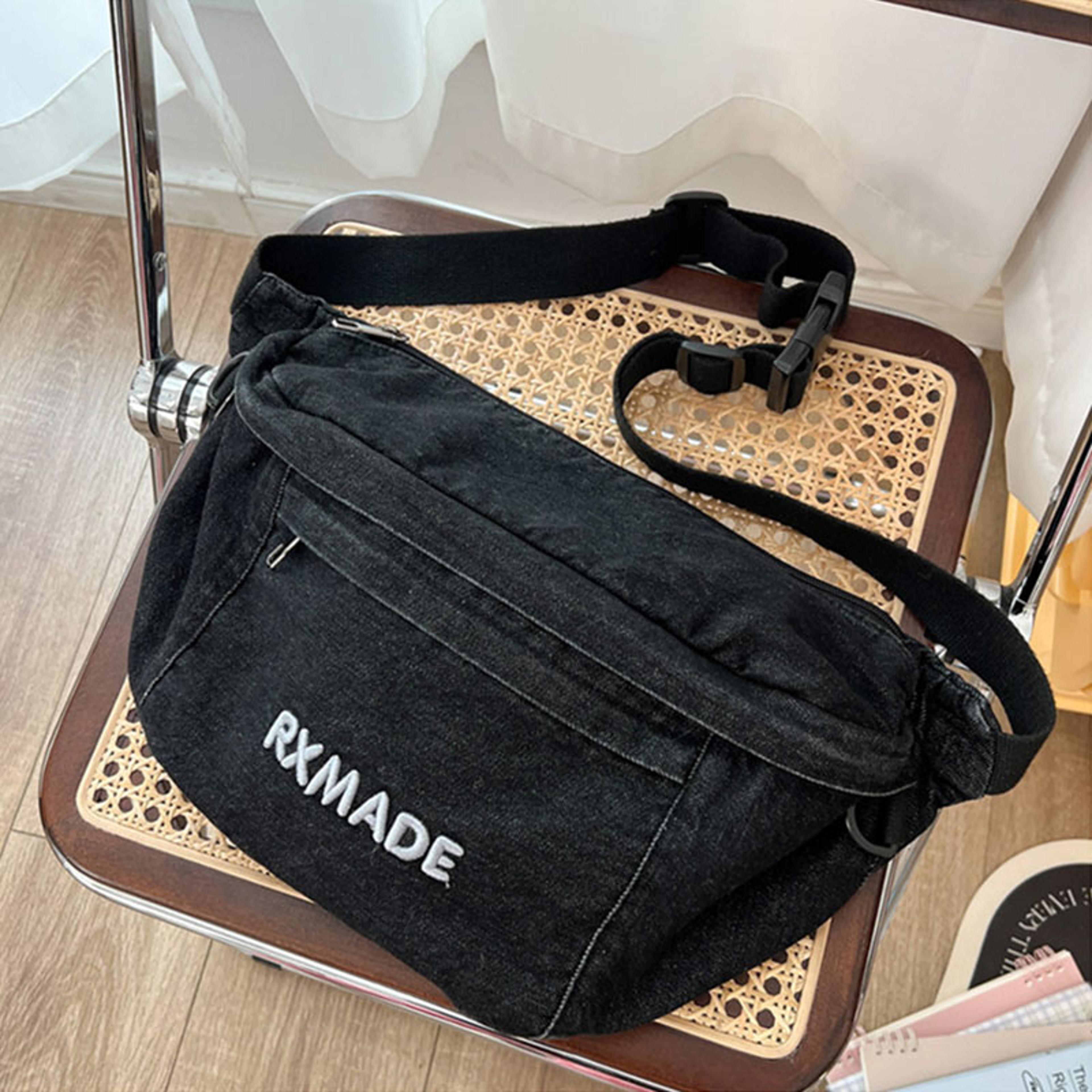 large capacity canvas belt bag and unisex crossbody chest pack