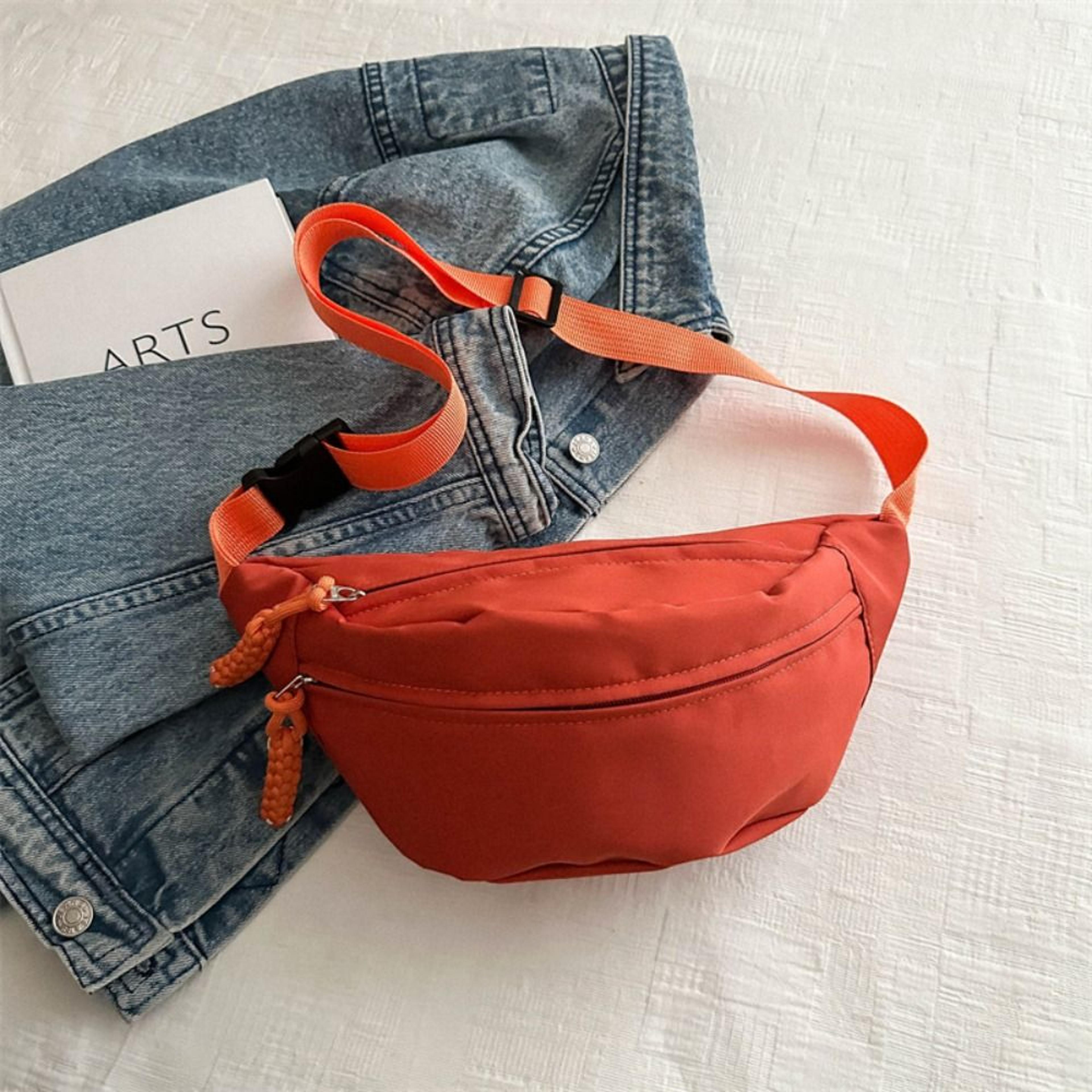half moon waterproof crossbody bag for women