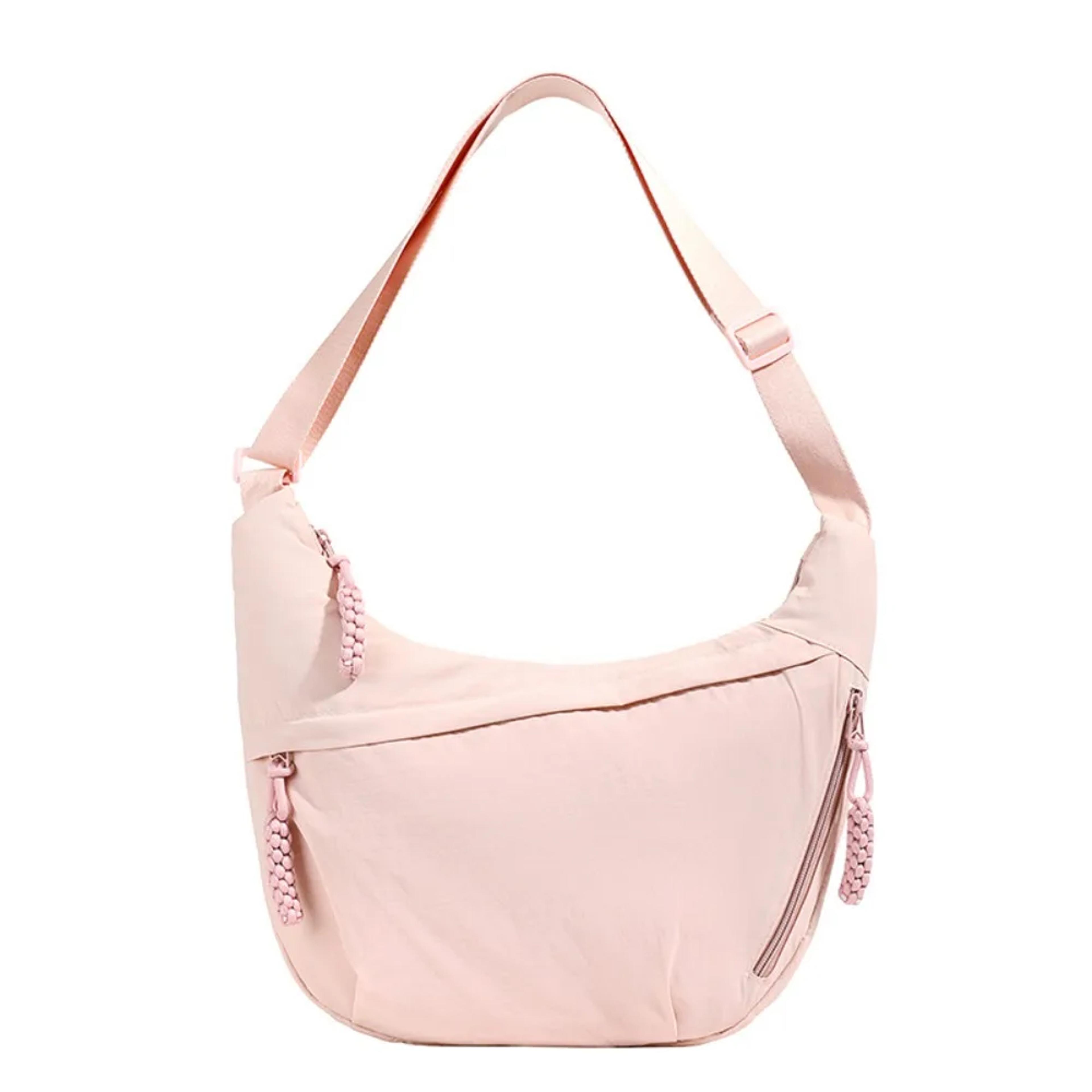 large canvas dumpling crossbody bag for women