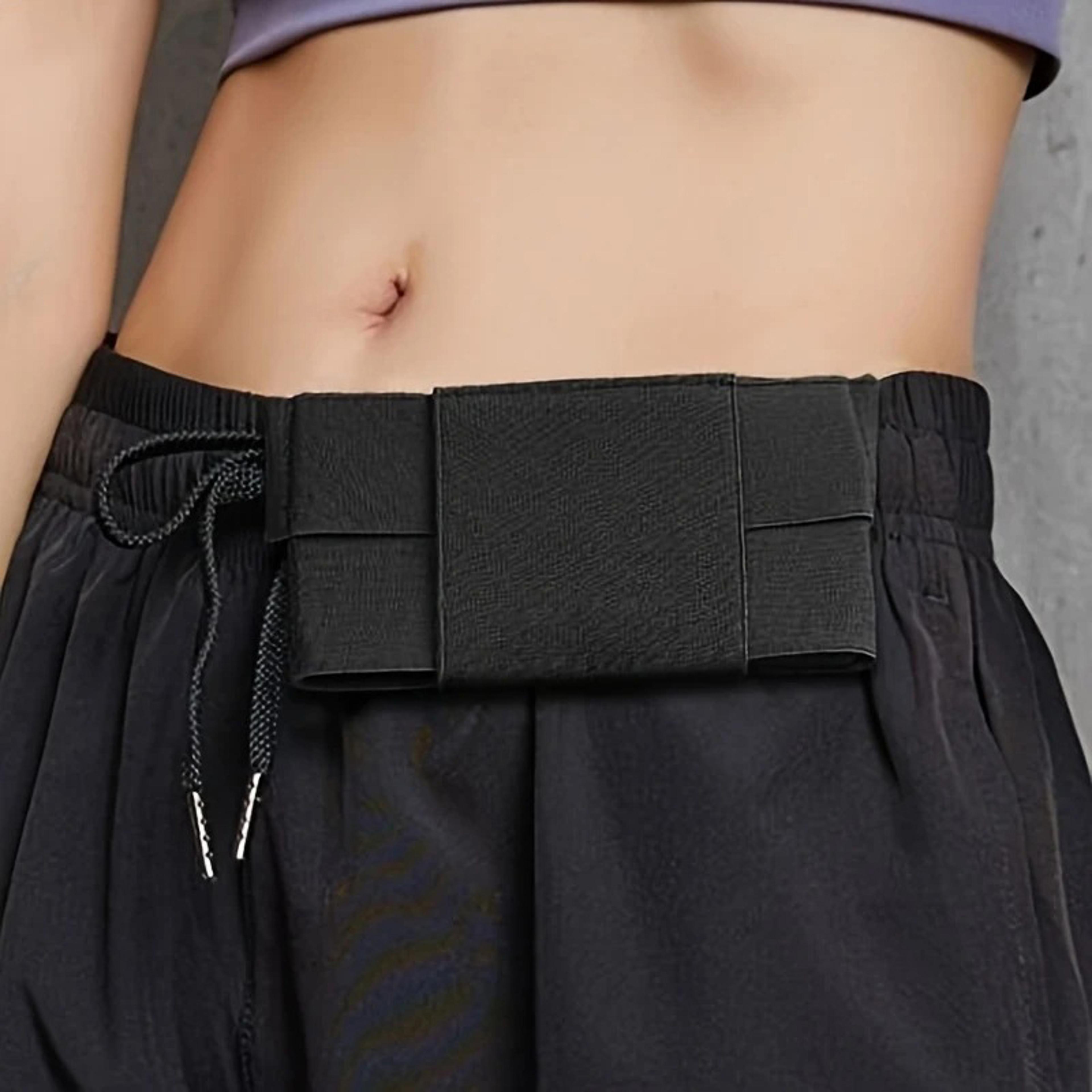 invisible running belt and elastic phone waist bag