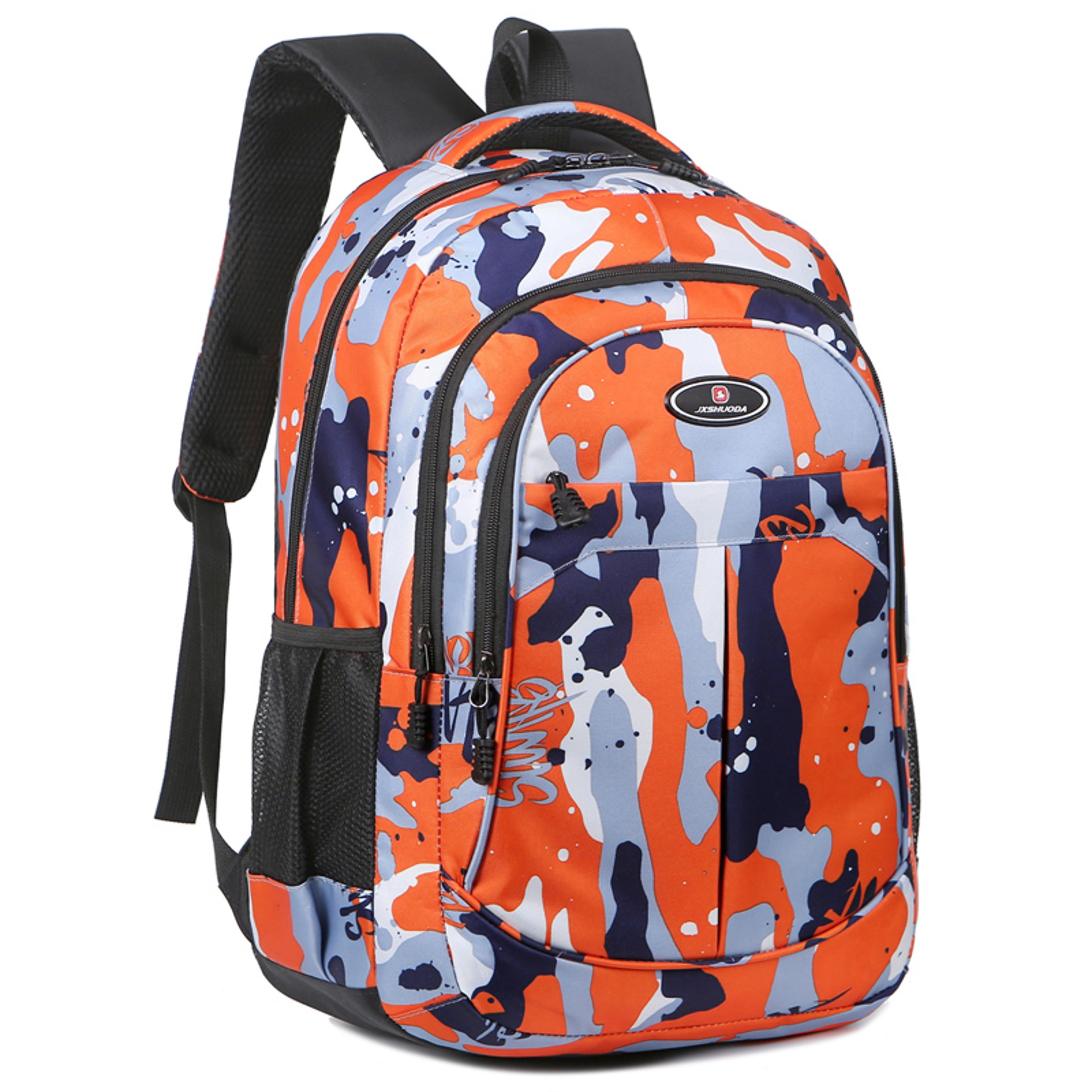 large capacity lightweight nylon laptop backpack for men