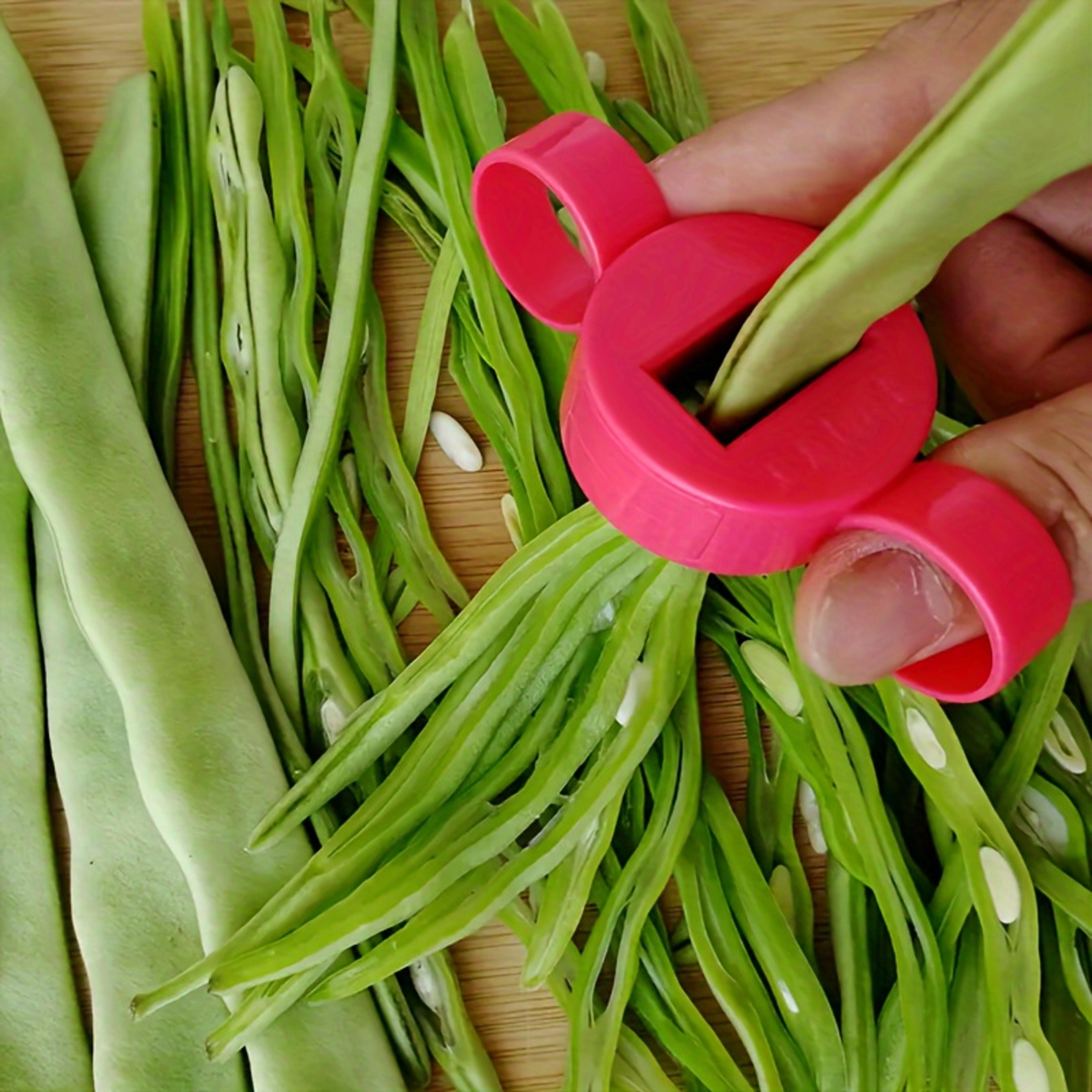 bean slicer and handheld vegetable cutter