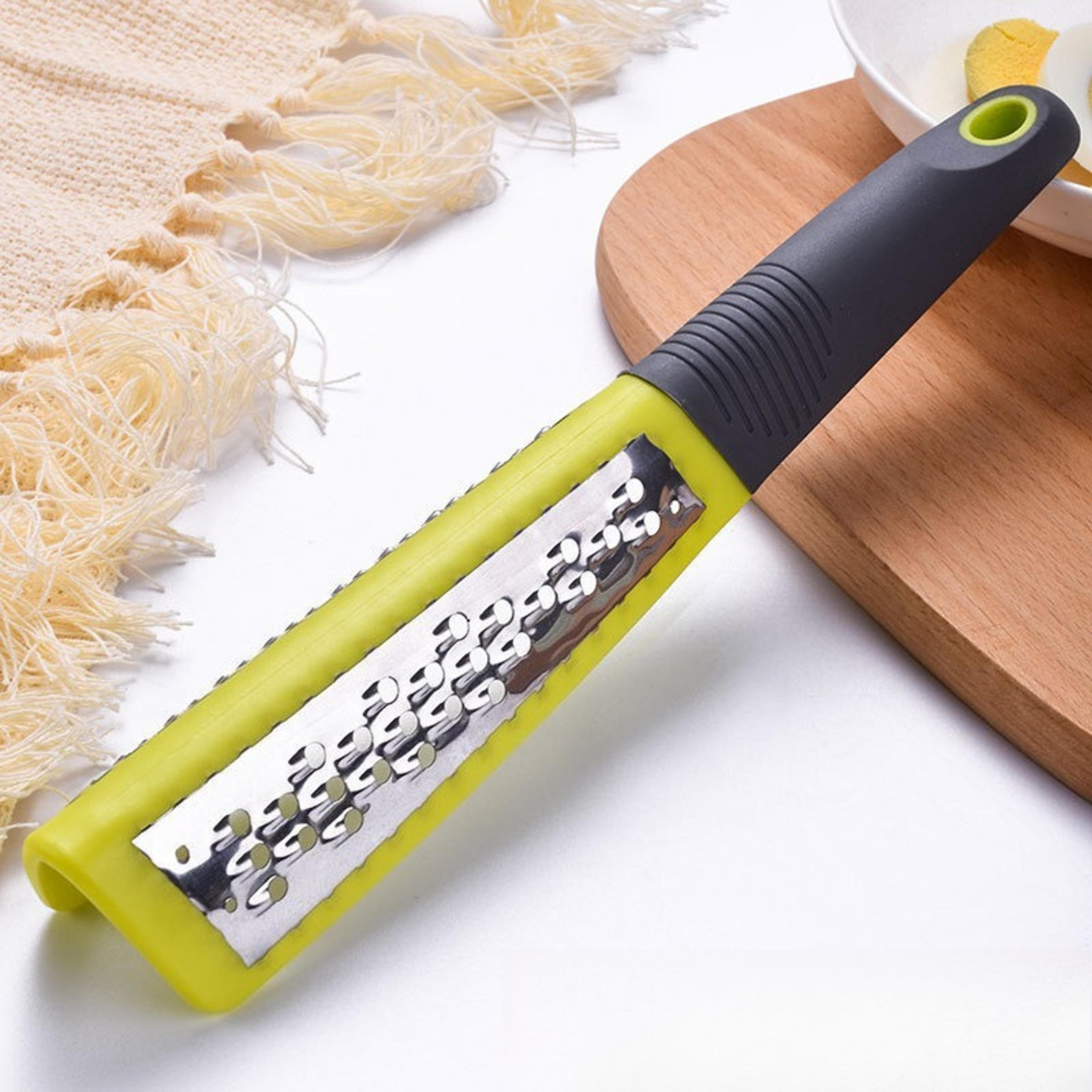 stainless steel vegetable slicer and handheld cheese grater