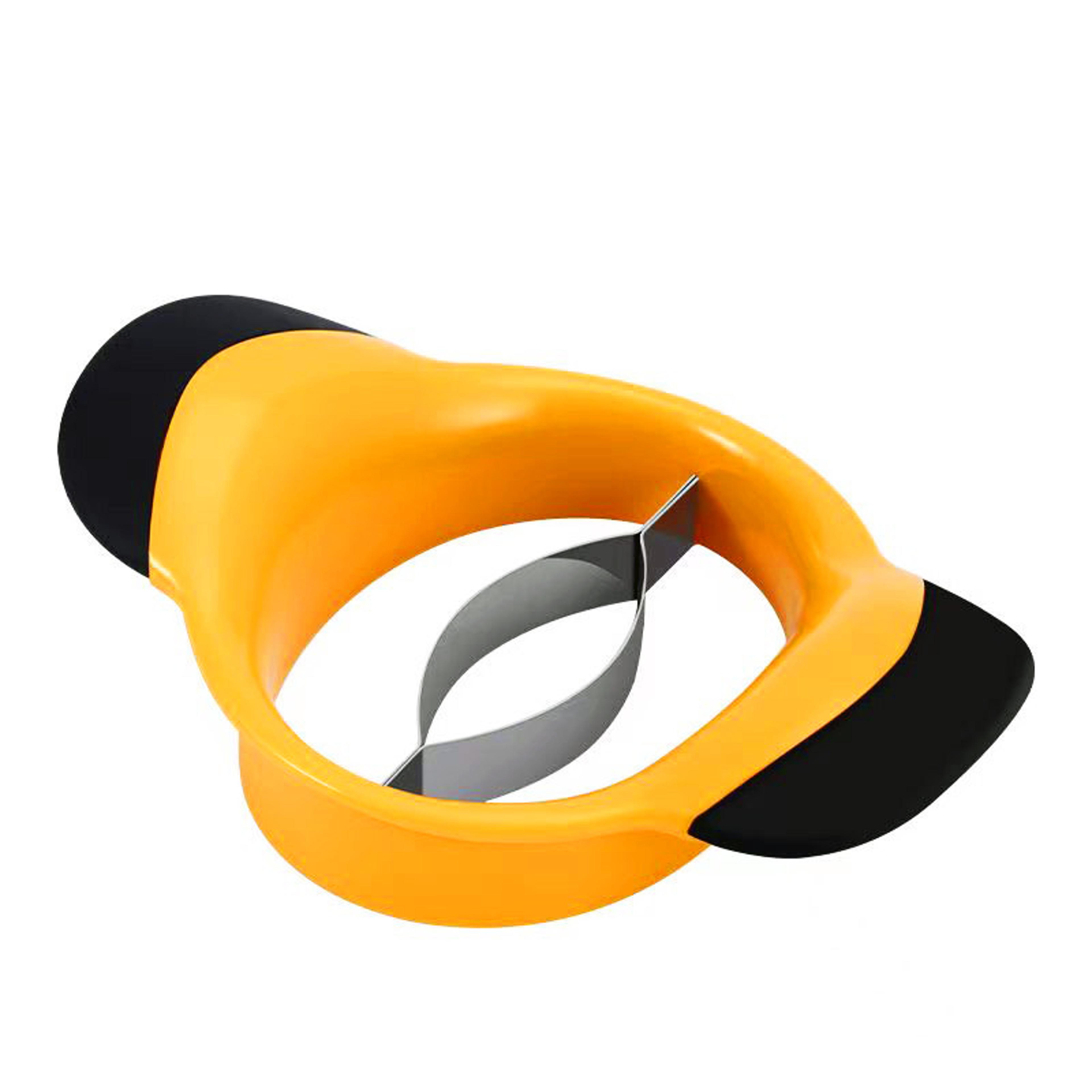 easy grip stainless steel mango slicer and pit remover