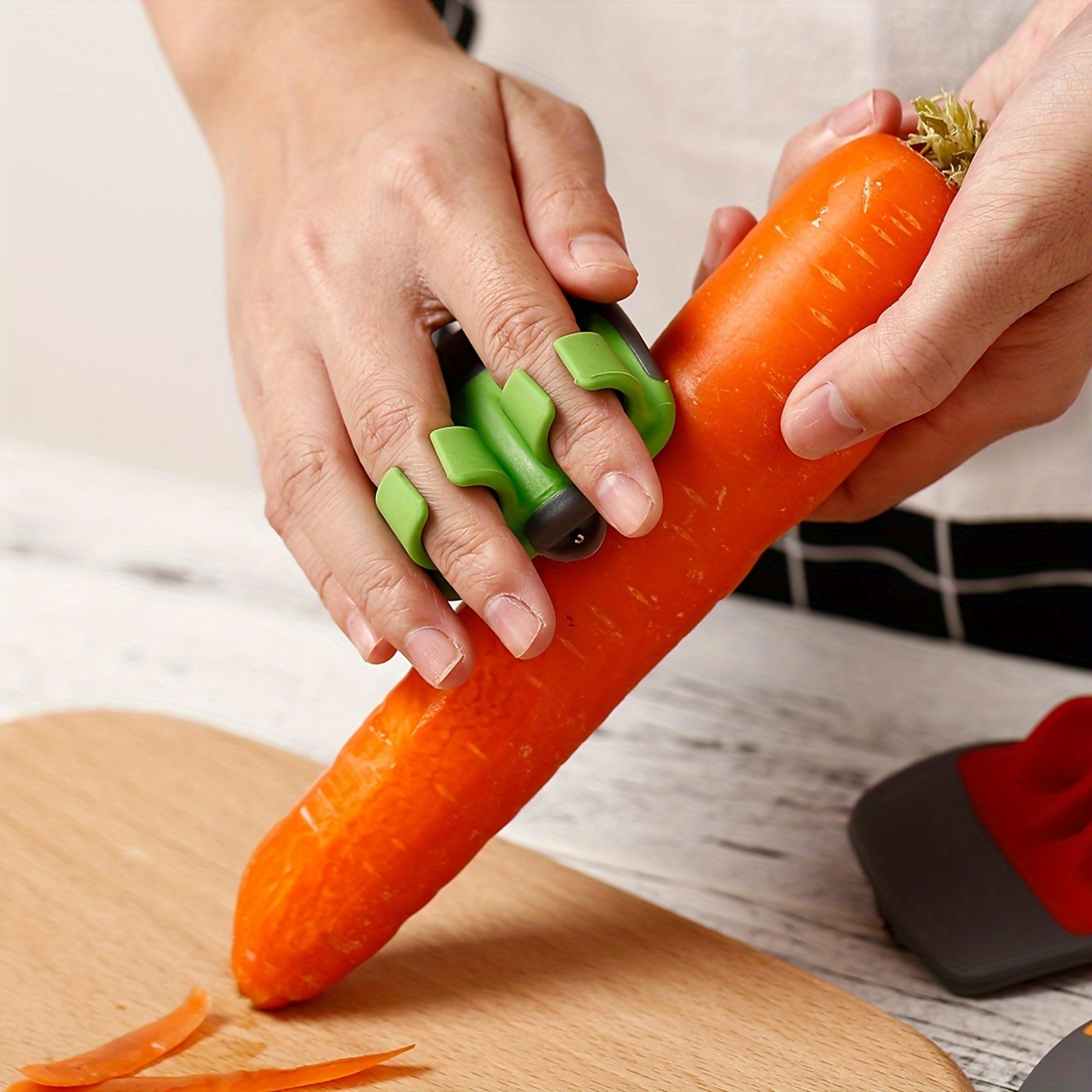comfort grip stainless steel palm vegetable peeler