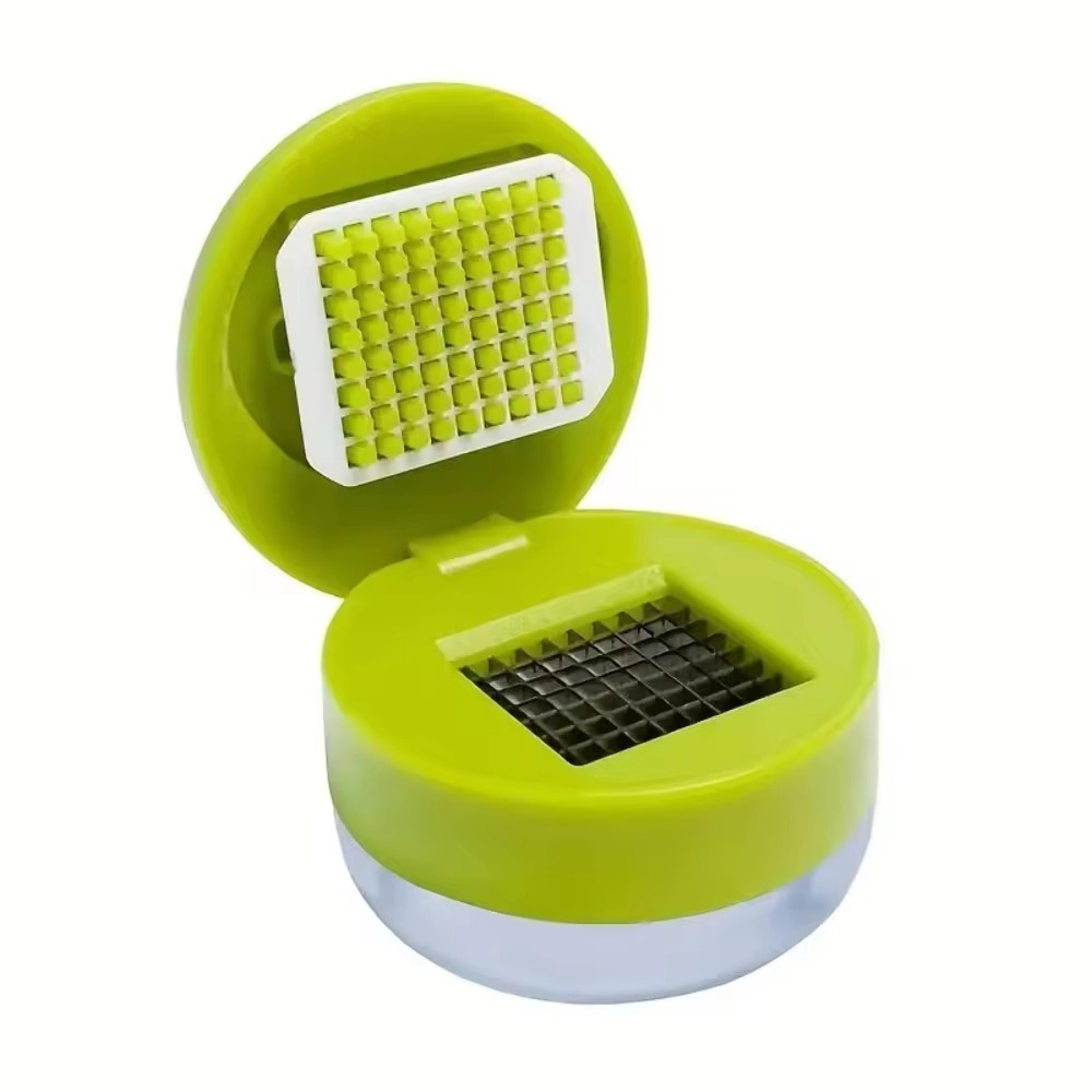 effortless mini garlic press and handheld garlic crusher