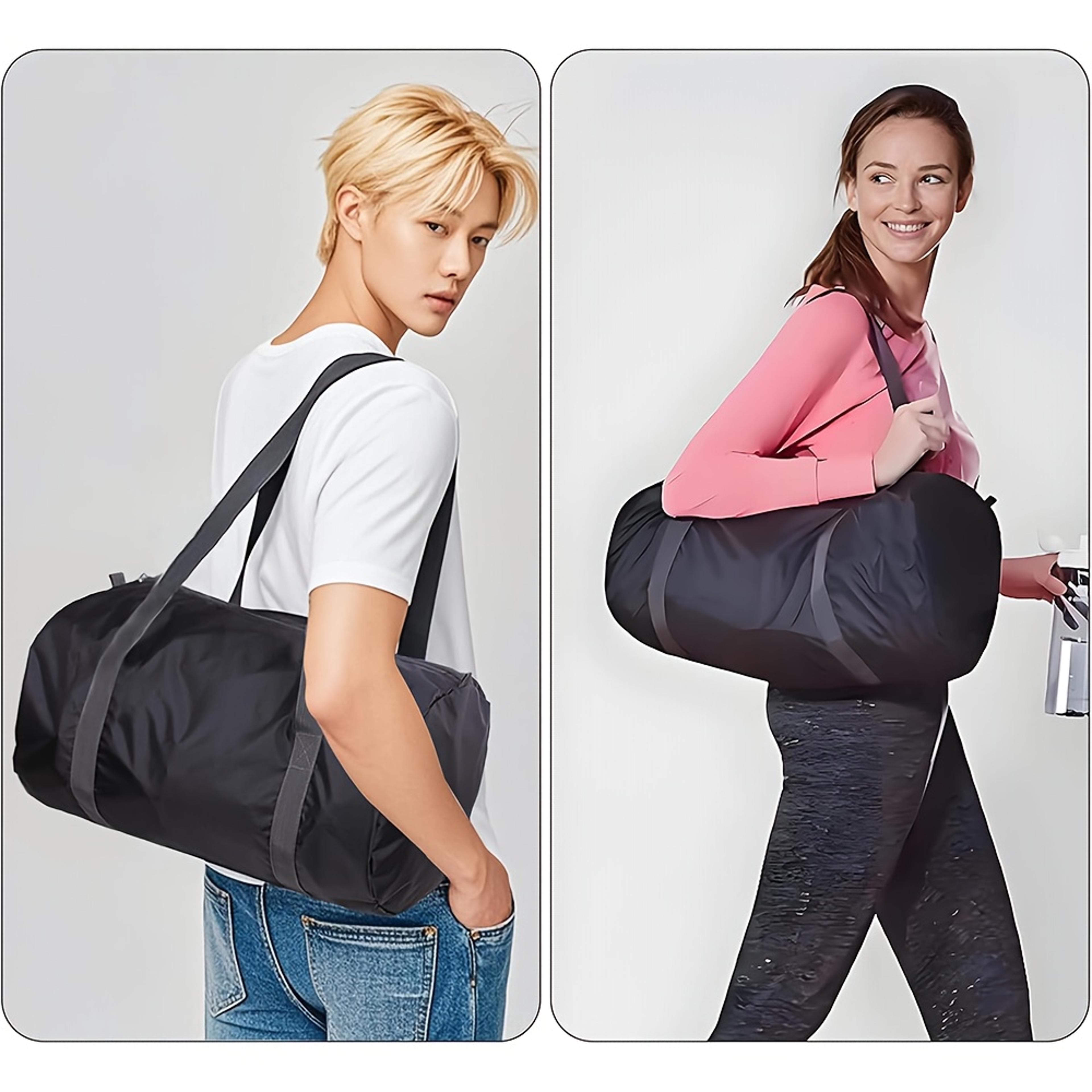 compact foldable gym bag lightweight travel duffel