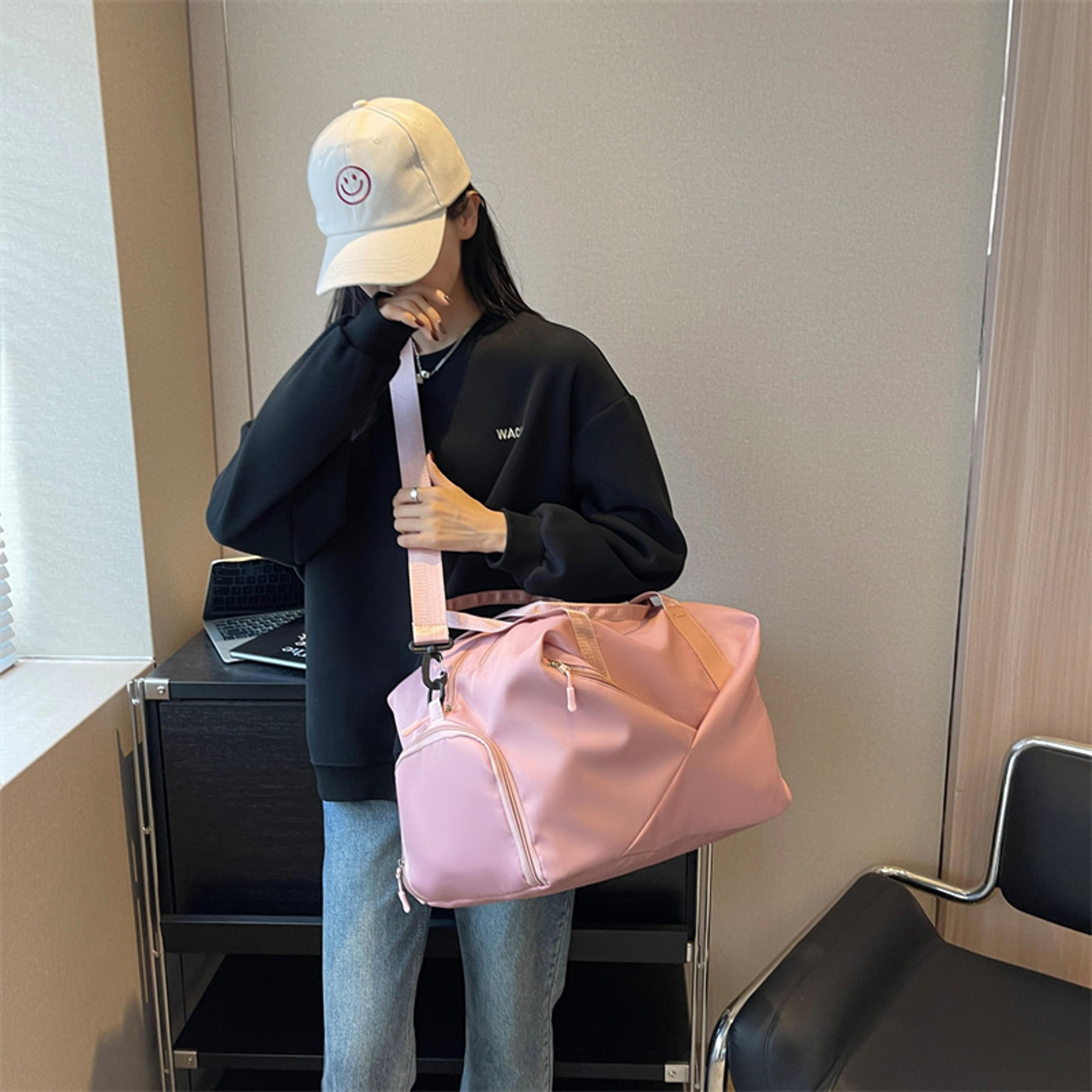 women waterproof gym bag with wet dry pocket large travel yoga tote