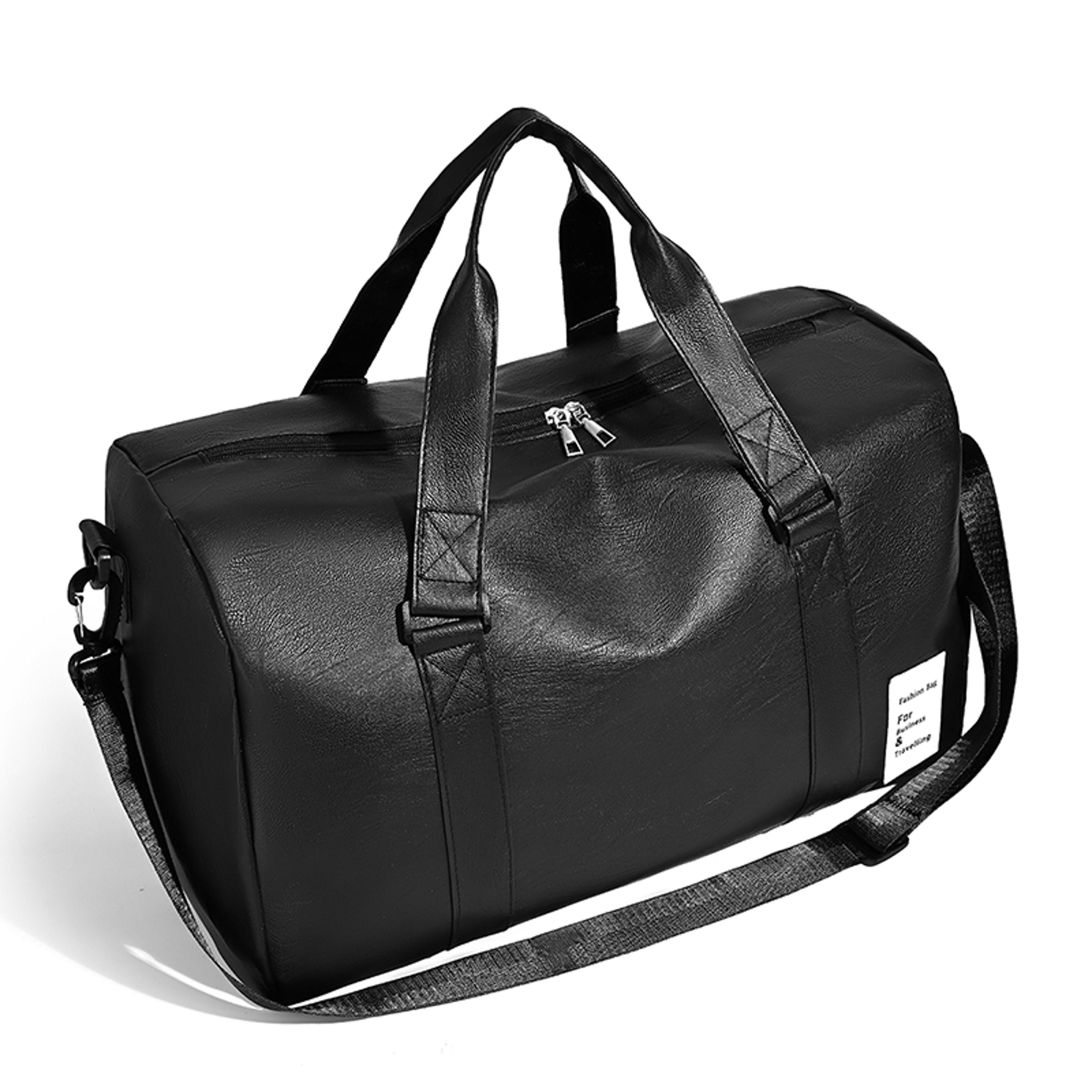 large capacity travel duffel bag with wet dry separation