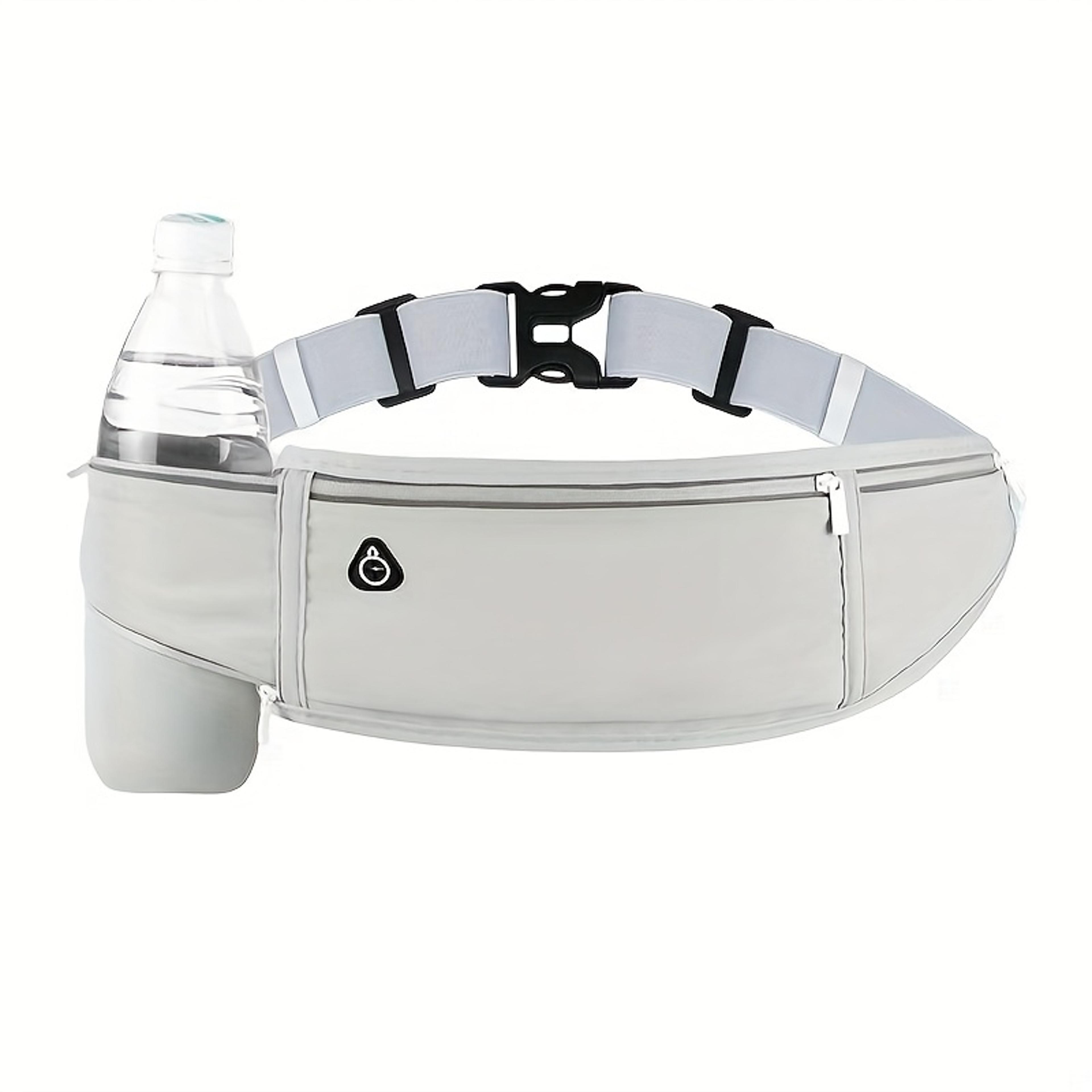 waterproof running waist bag with water bottle pocket
