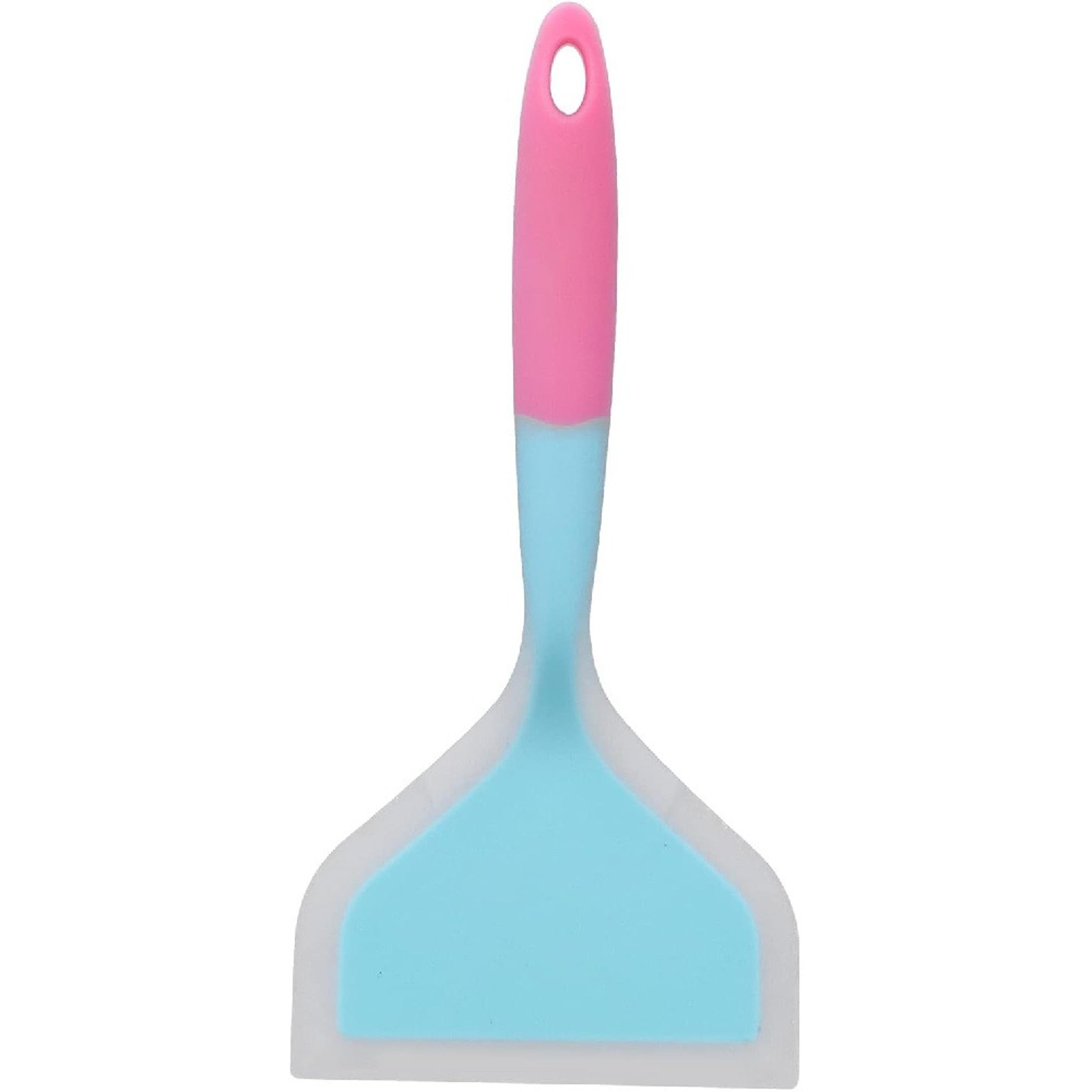 heat resistant silicone spatula non stick cooking turner with wide flexible head