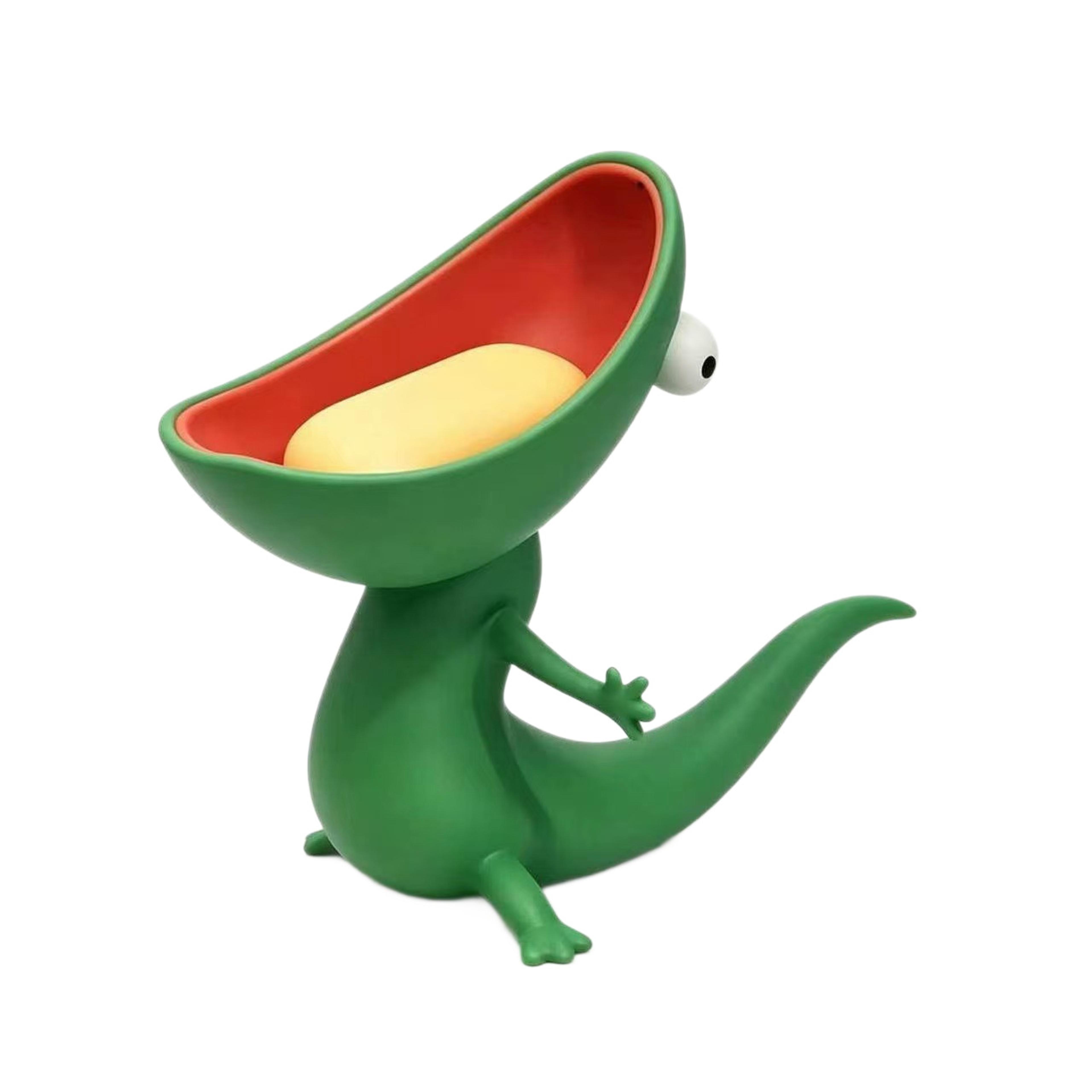 funny lizard soap holder with drain hole cute gecko soap dish for bathroom decor