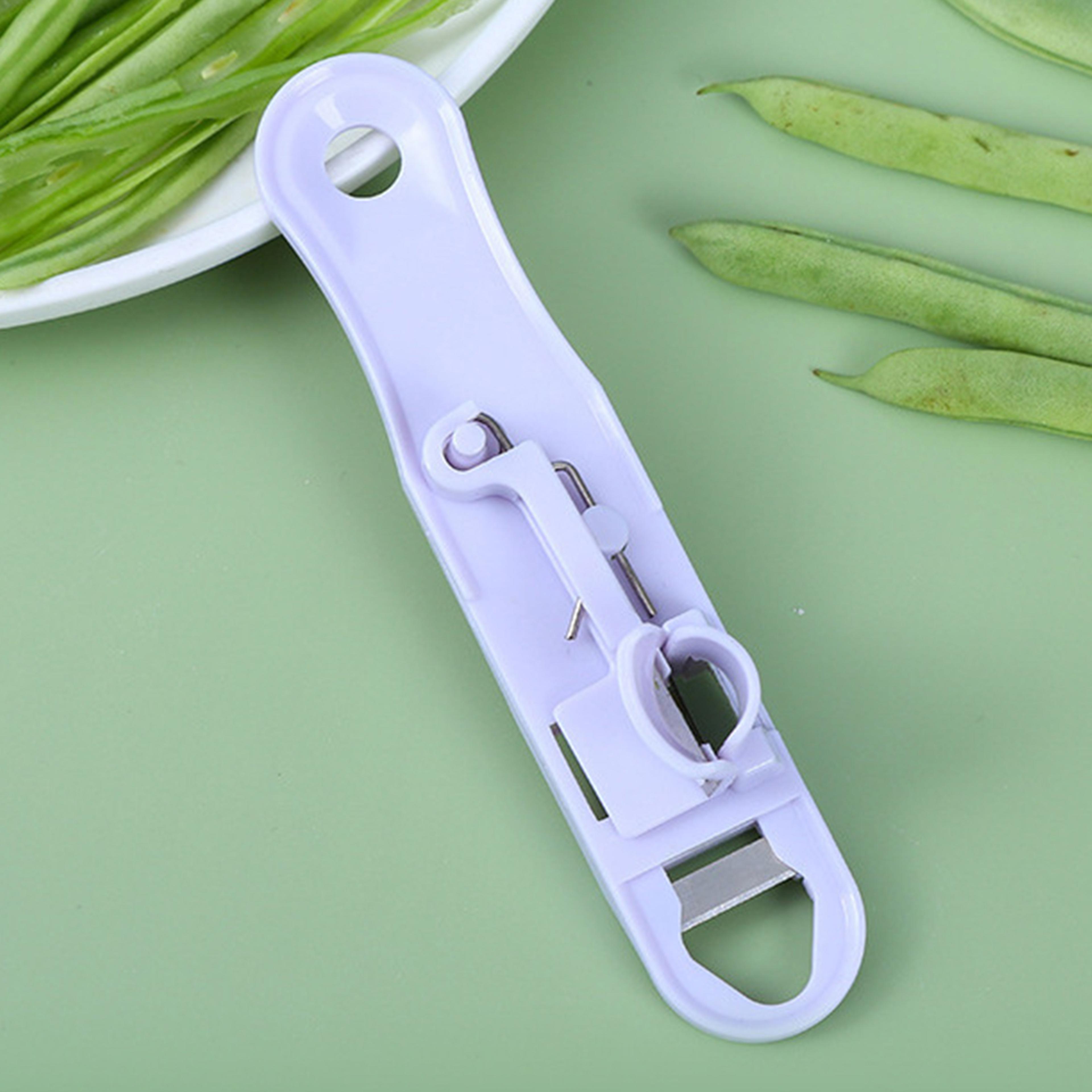 green bean slicer and runner bean cutter for fast french style prep