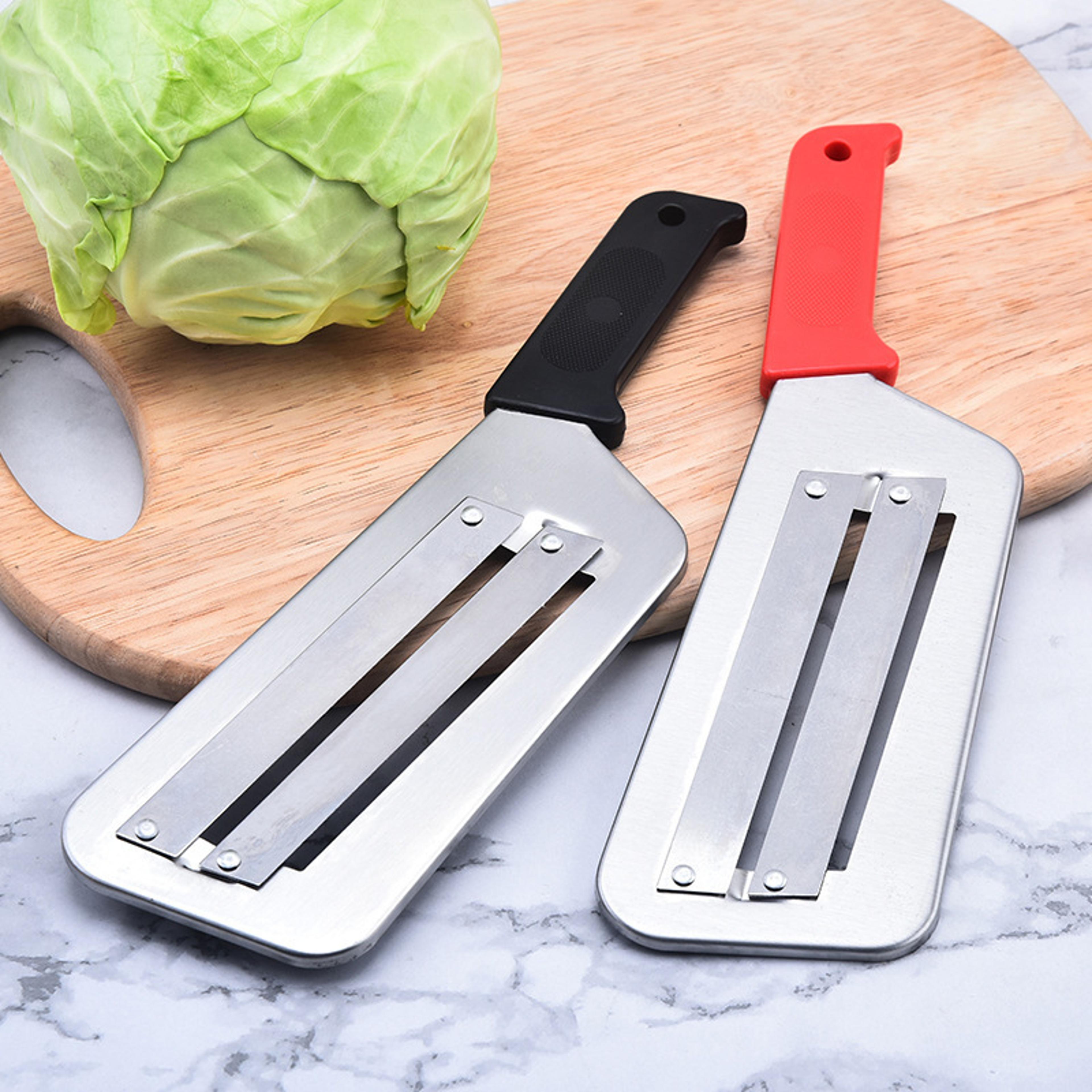 stainless steel cabbage slicer with handle for fast vegetable prep