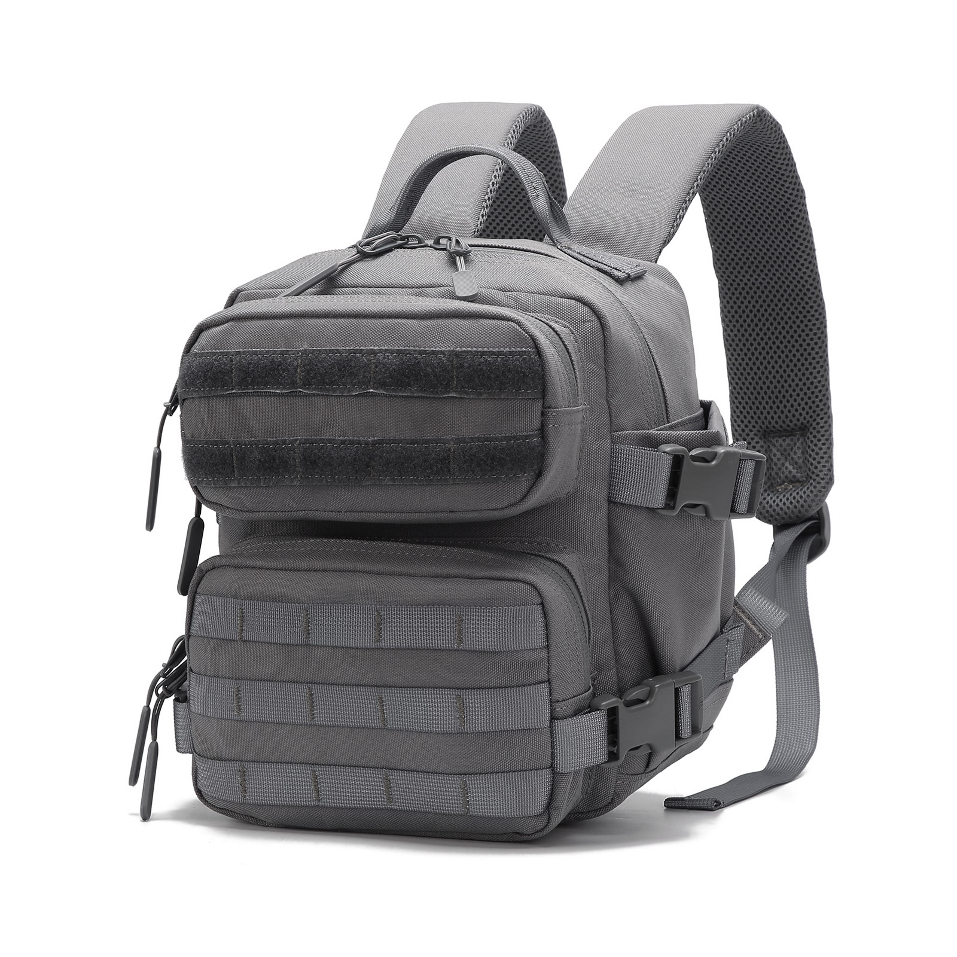 9l mini tactical backpack small gym bag fitness portable backpack with molle system for hiking, camping, traveling, daily use