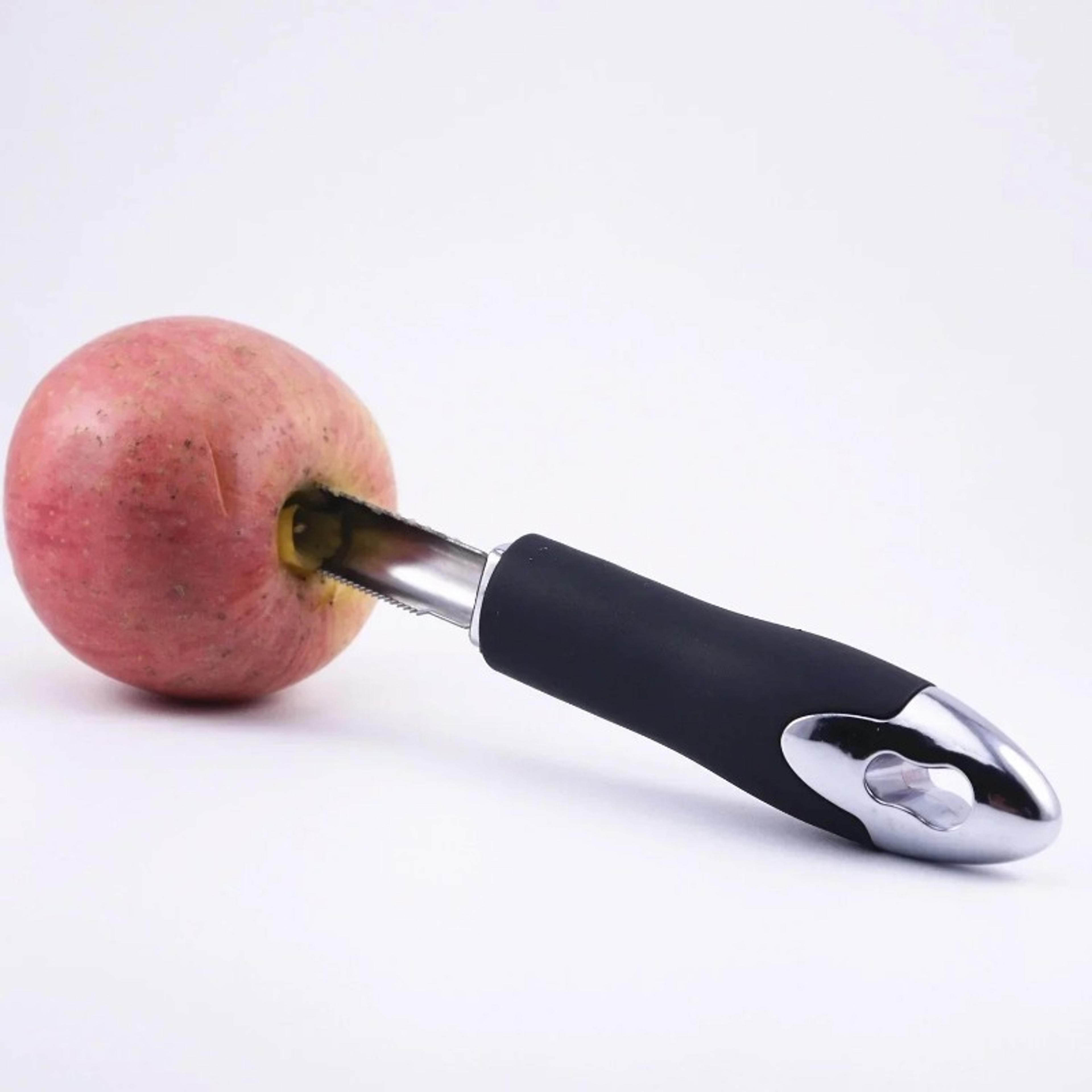 stainless steel pepper corer and seed remover for fast food prep