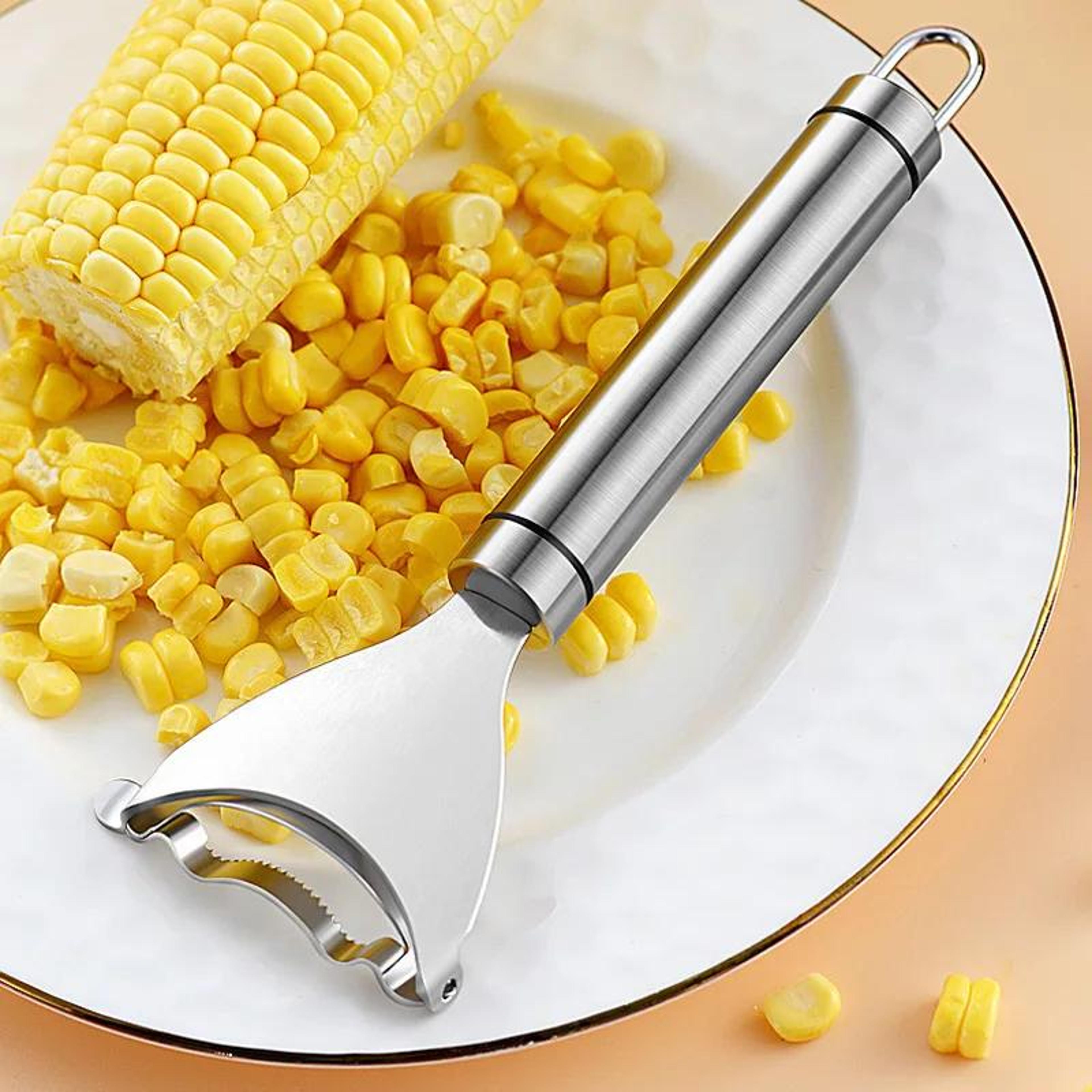 stainless steel corn stripper and corn kernel remover