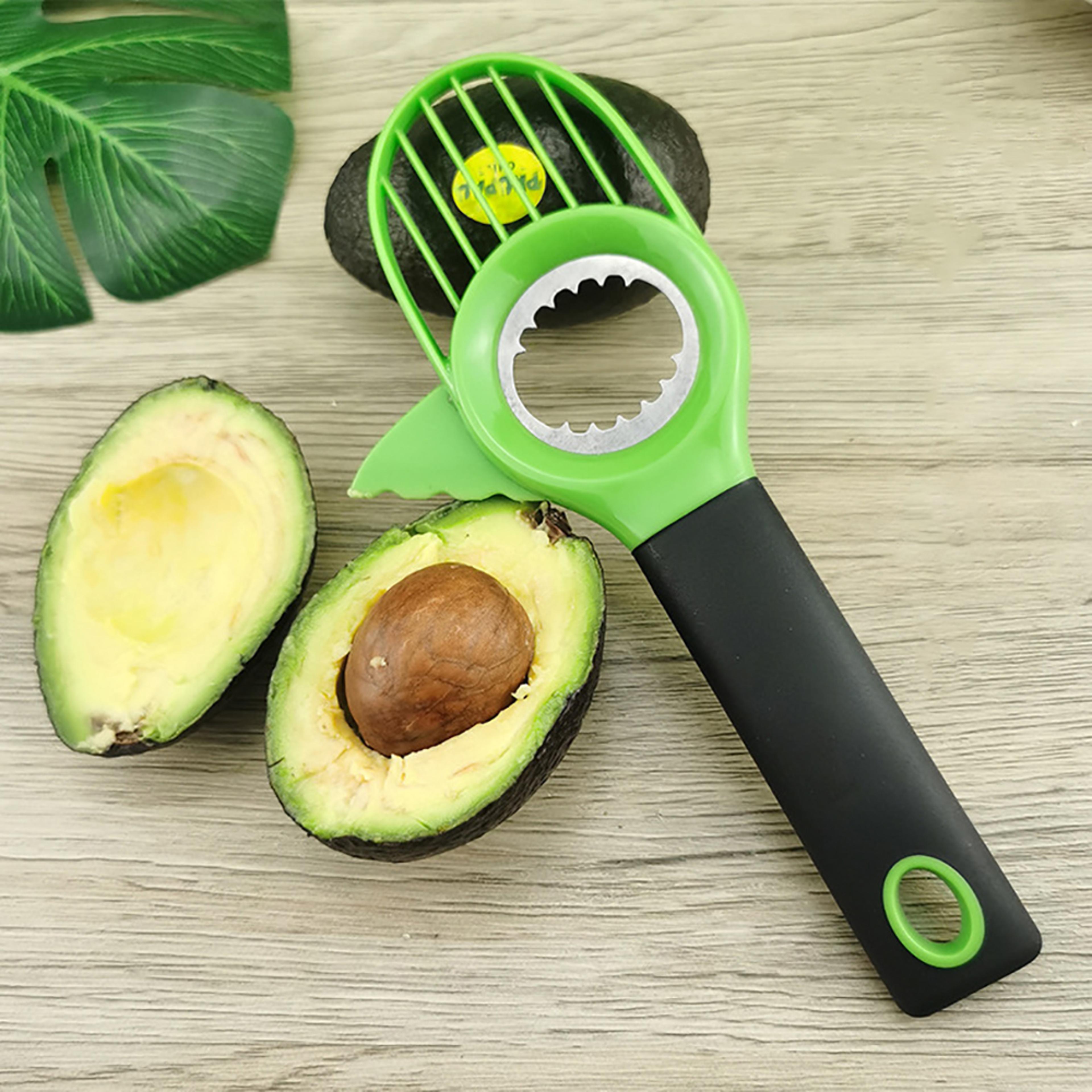 avocado slicer cutter and stainless steel pitter