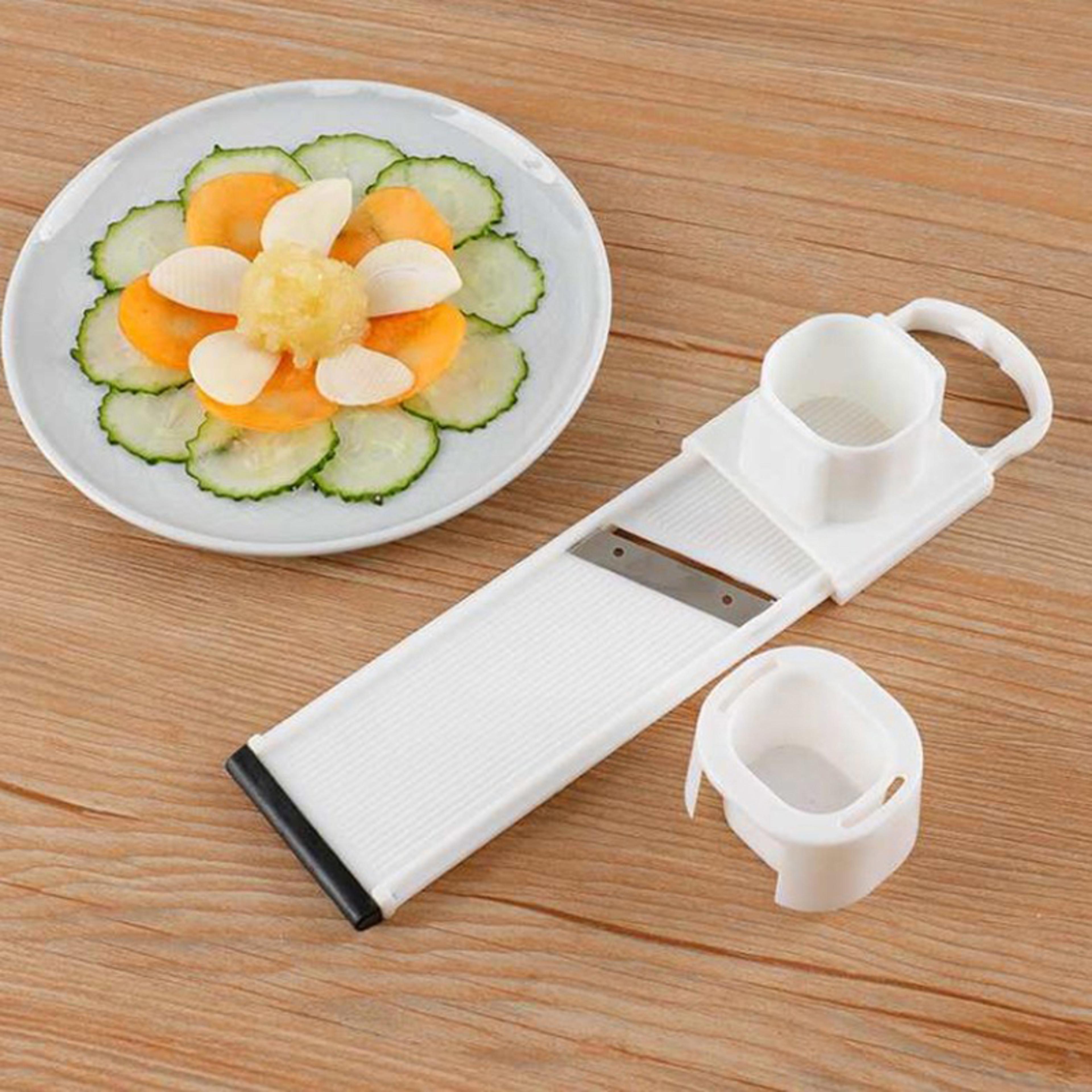 manual garlic chopper and ginger slicer for quick food prep