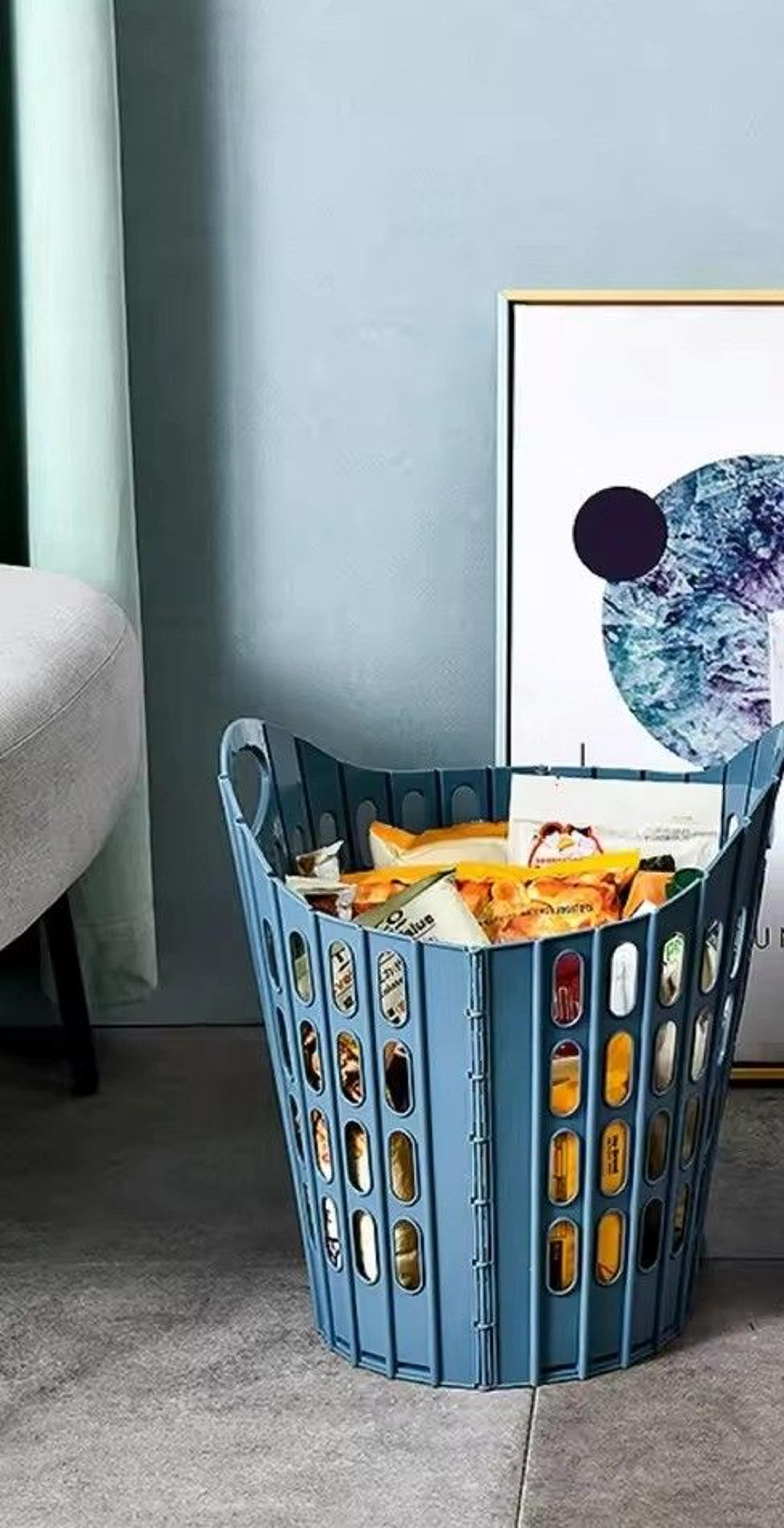 foldable laundry hamper portable collapsible fabric basket for space saving storage