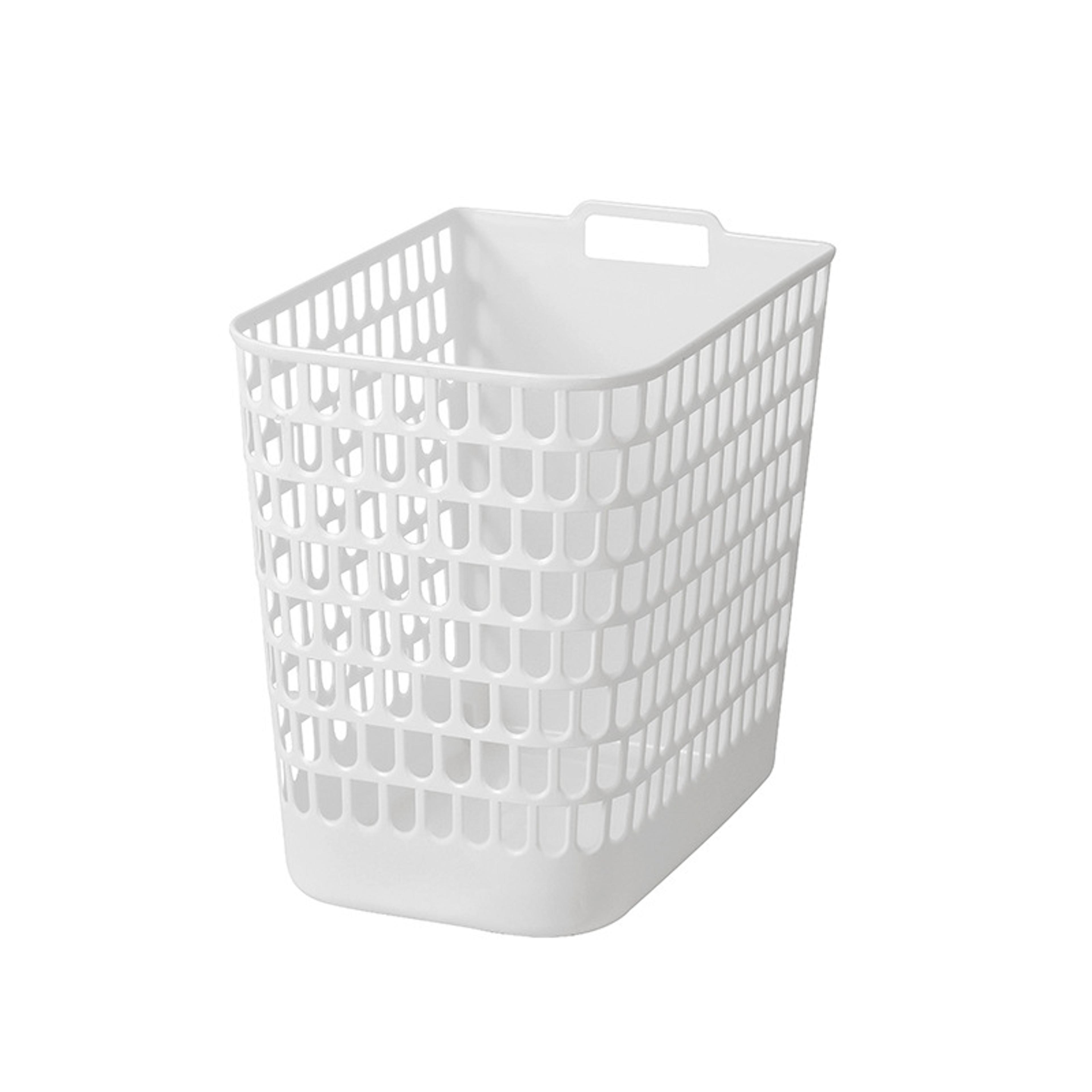 large wall mounted laundry basket space saving plastic storage organizer