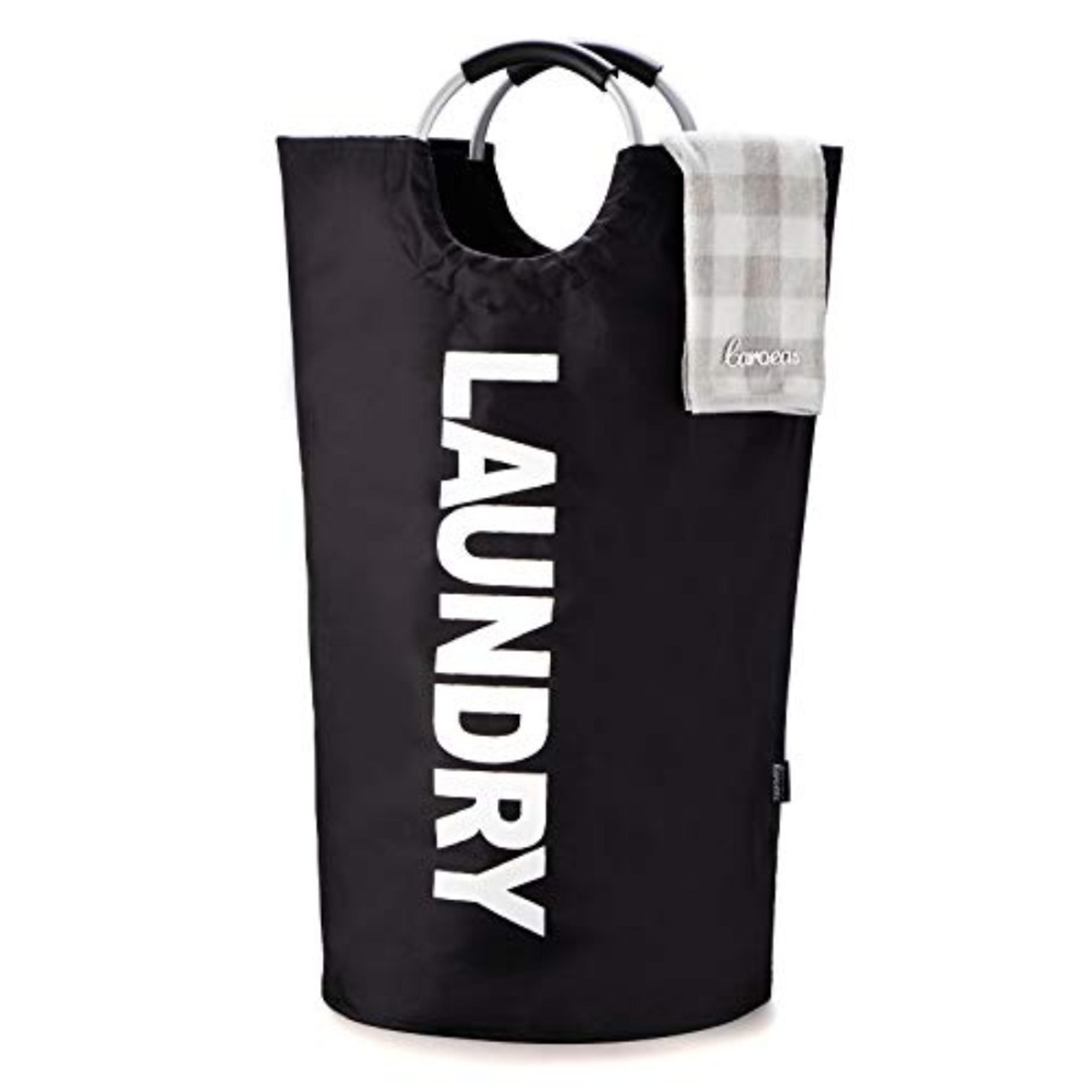 large tall laundry hamper freestanding collapsible oxford laundry basket