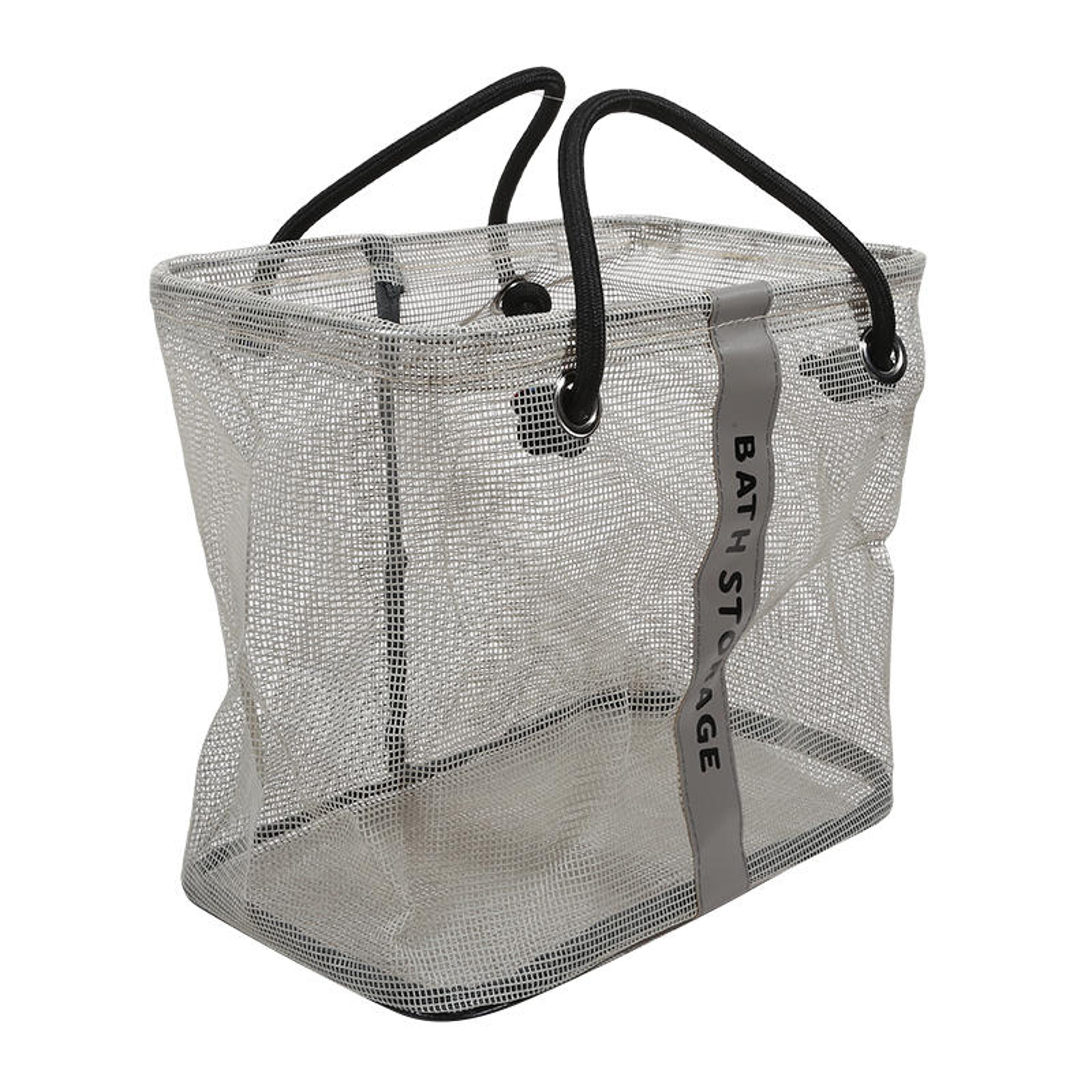 large mesh shower caddy quick dry travel toiletry organizer with handle