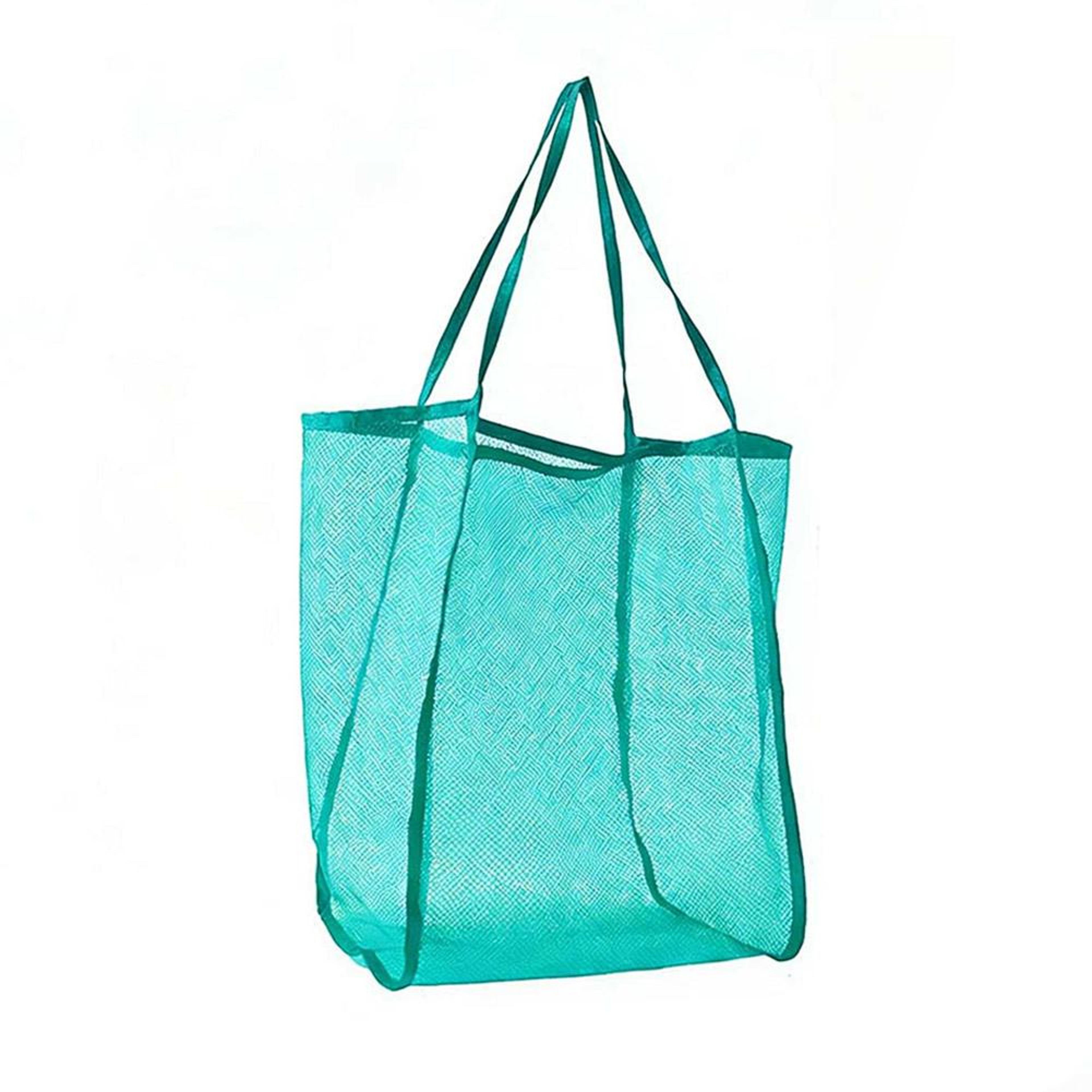 lightweight mesh beach tote bag large capacity foldable beach bag for travel