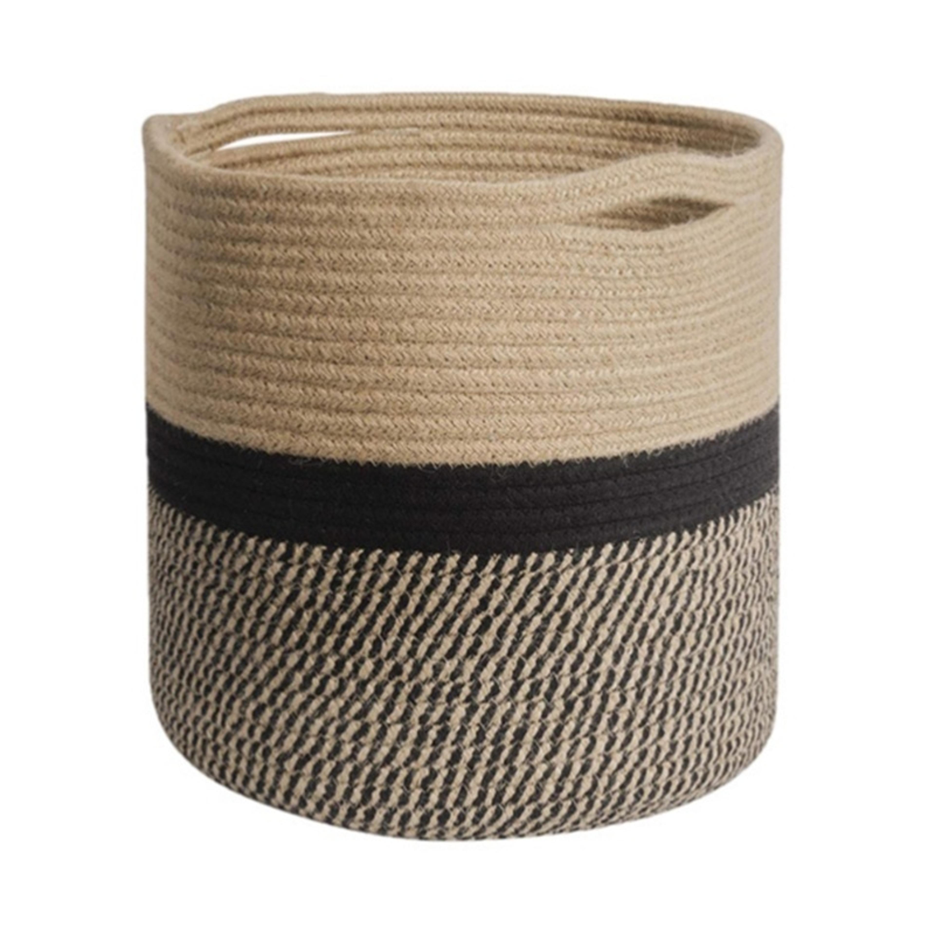 cotton rope woven planter basket multipurpose home storage organizer