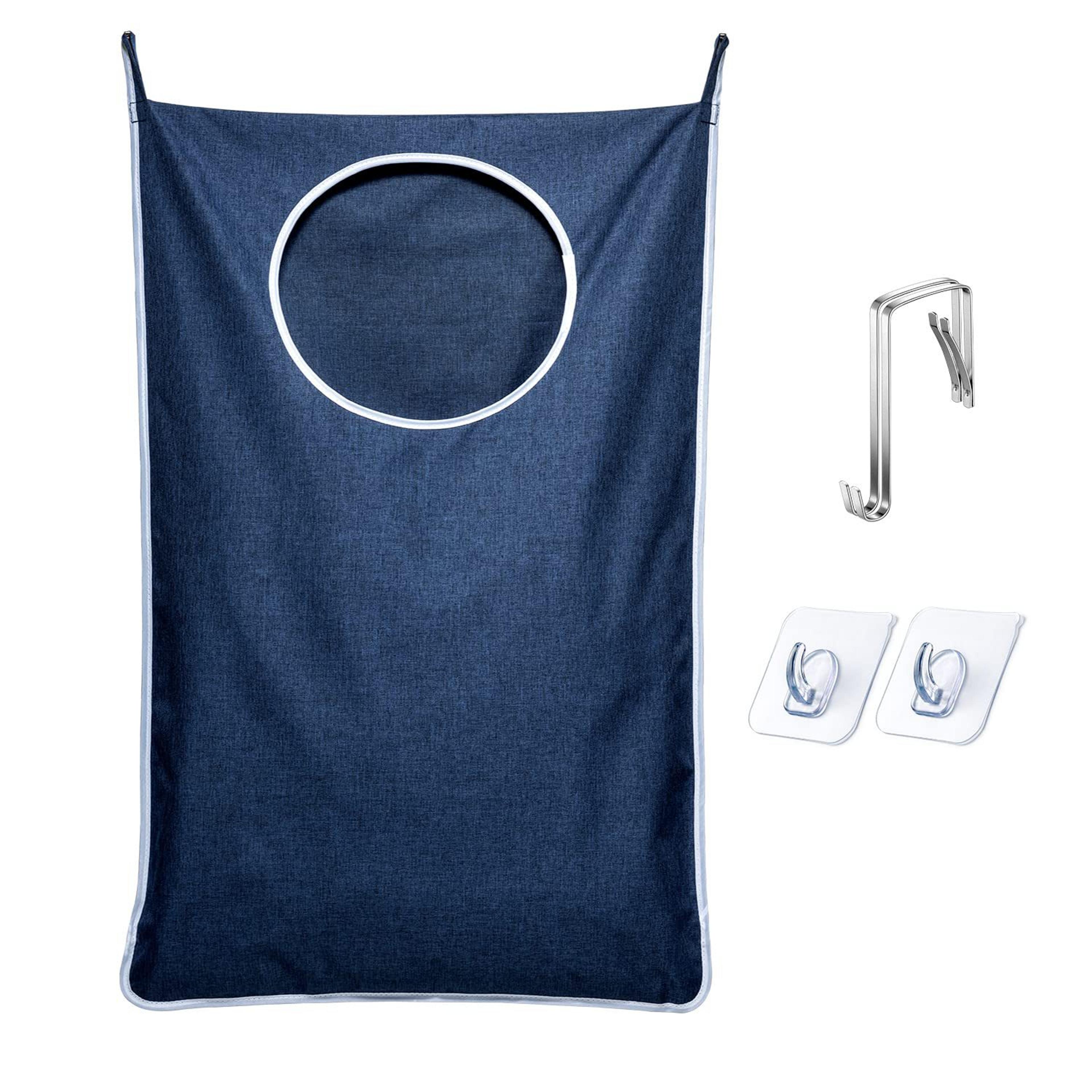 large hanging laundry hamper foldable space saving laundry bag