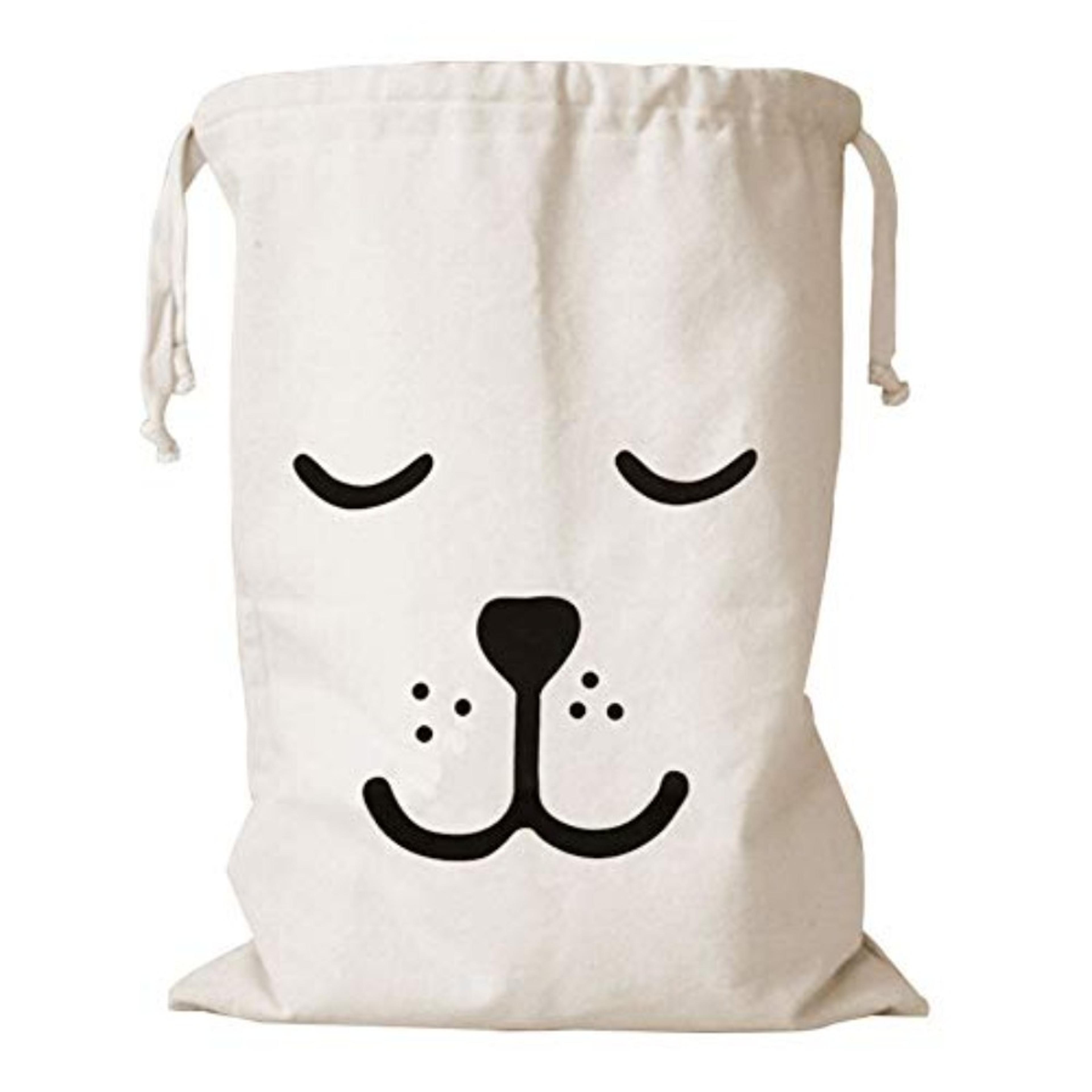 heavy duty canvas laundry bag with drawstring foldable travel storage sack
