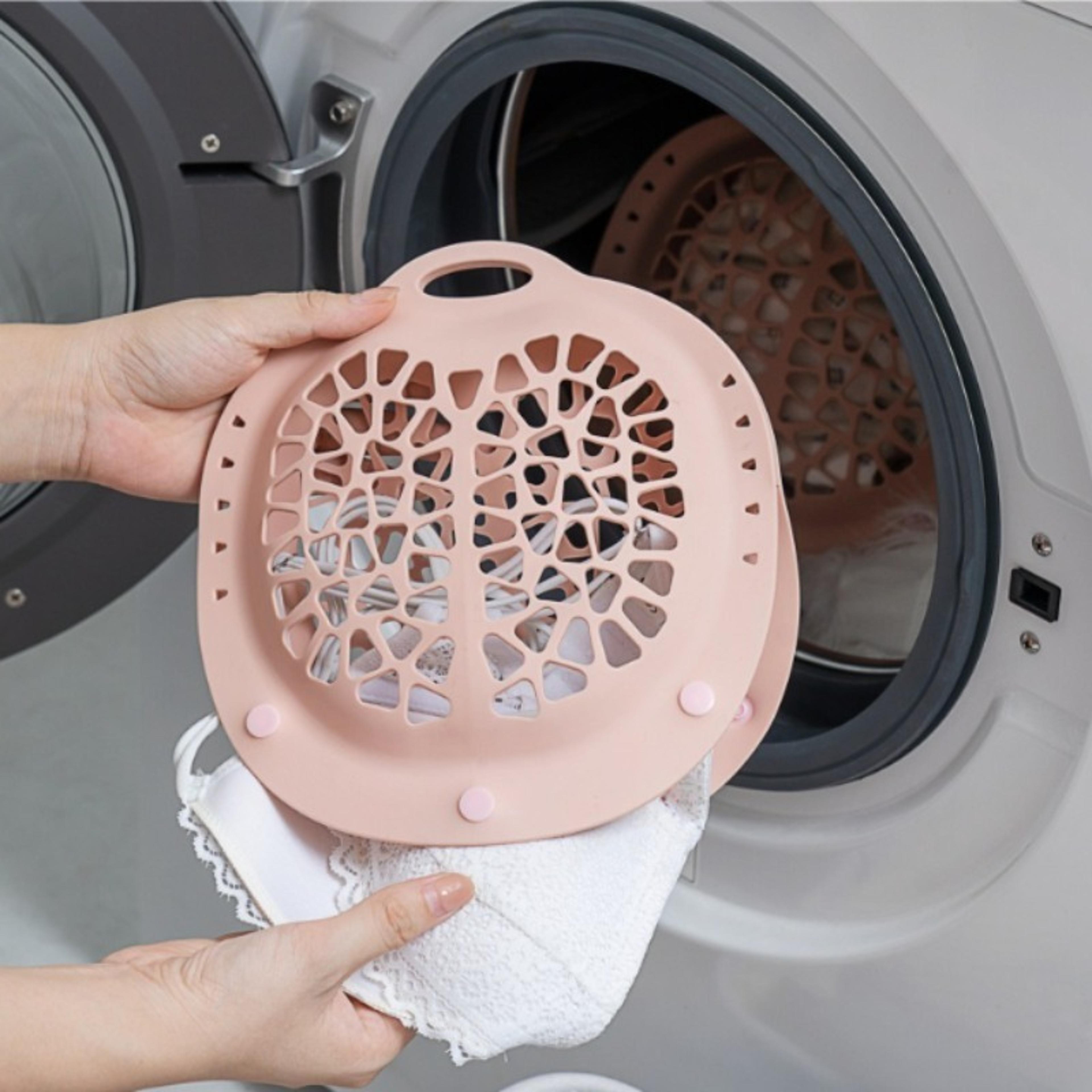 product name silicone bra washing bag reusable anti deform lingerie laundry protector