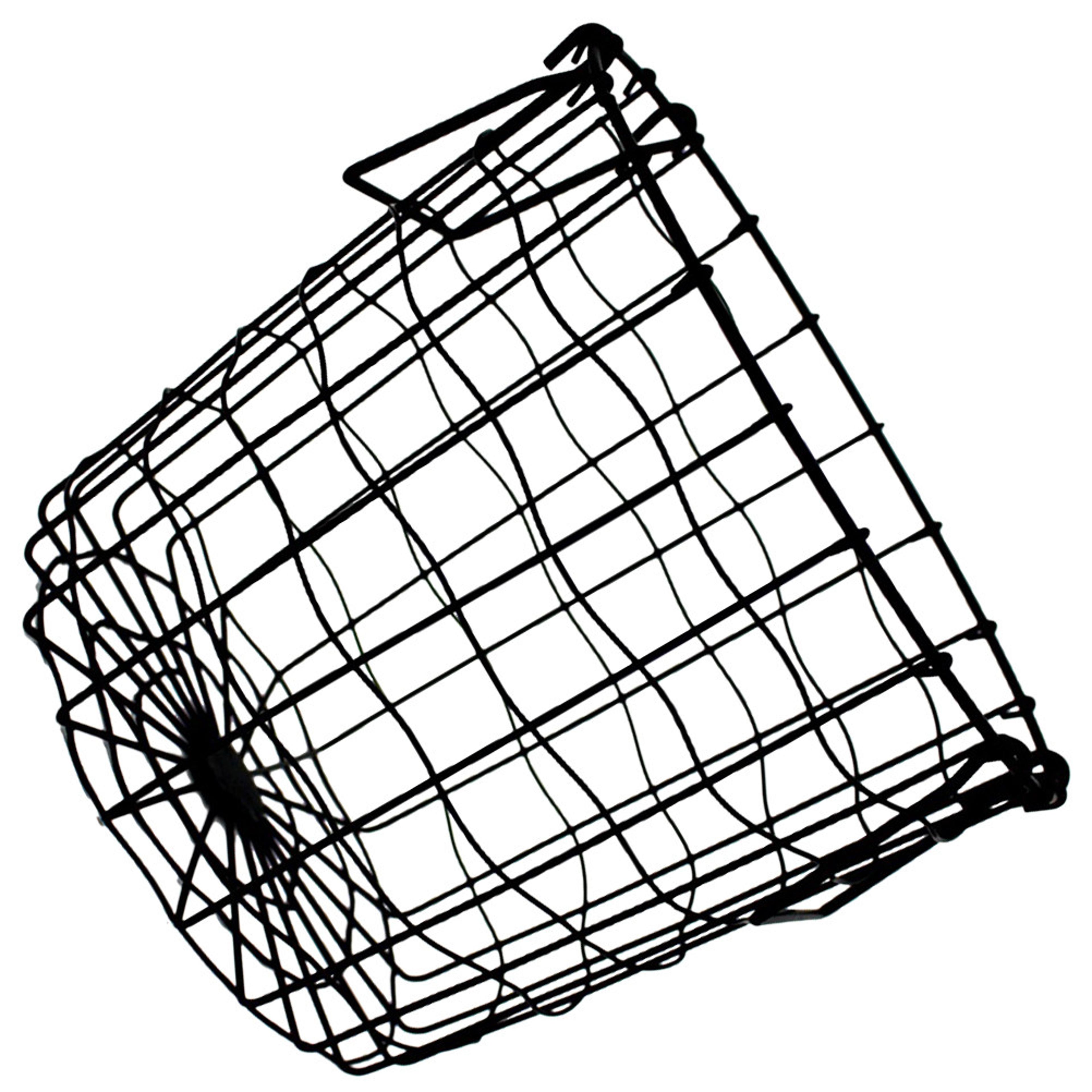 small metal mesh storage basket portable wire organizer for home and office