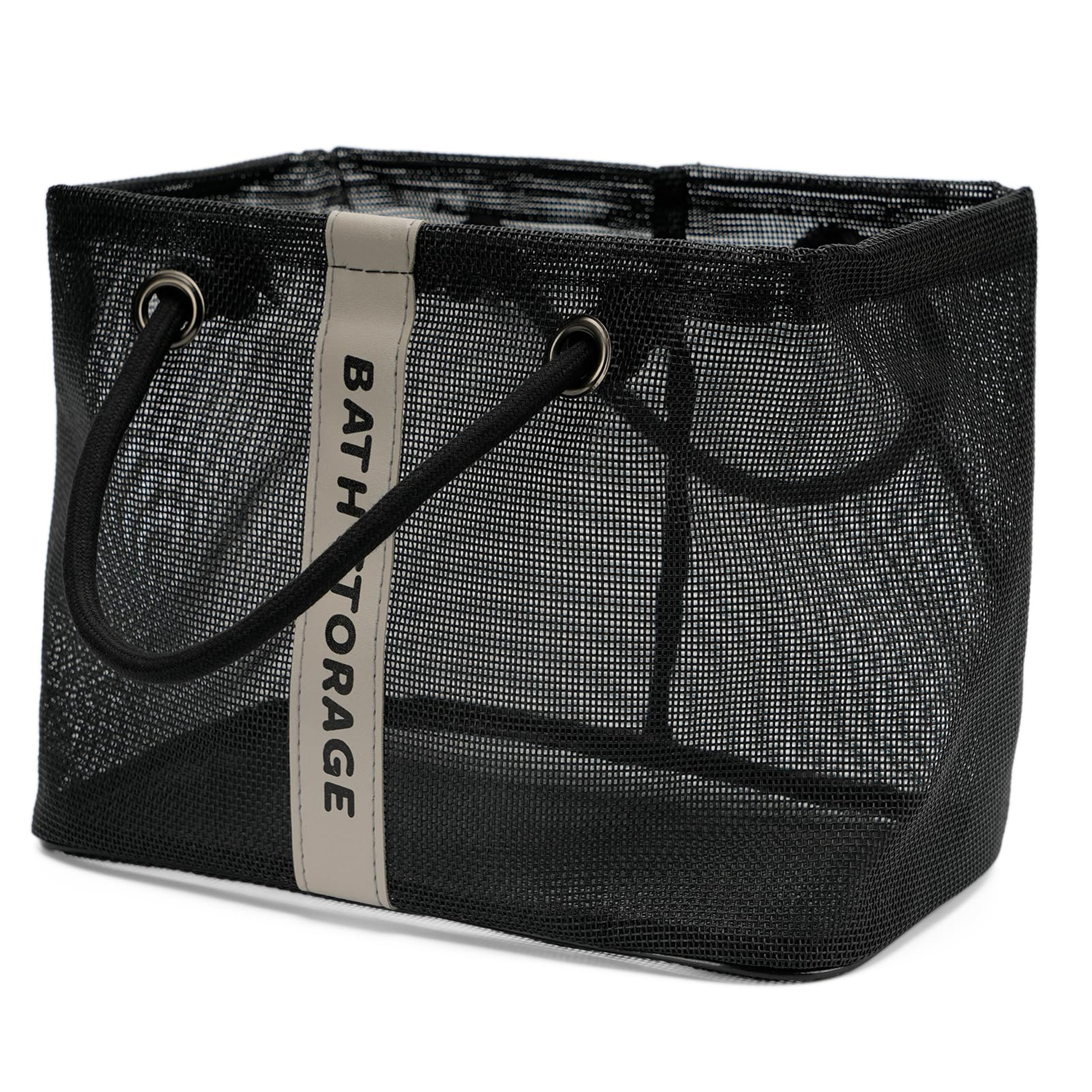 mesh shower caddy portable quick dry toiletry bag for bathroom gym travel