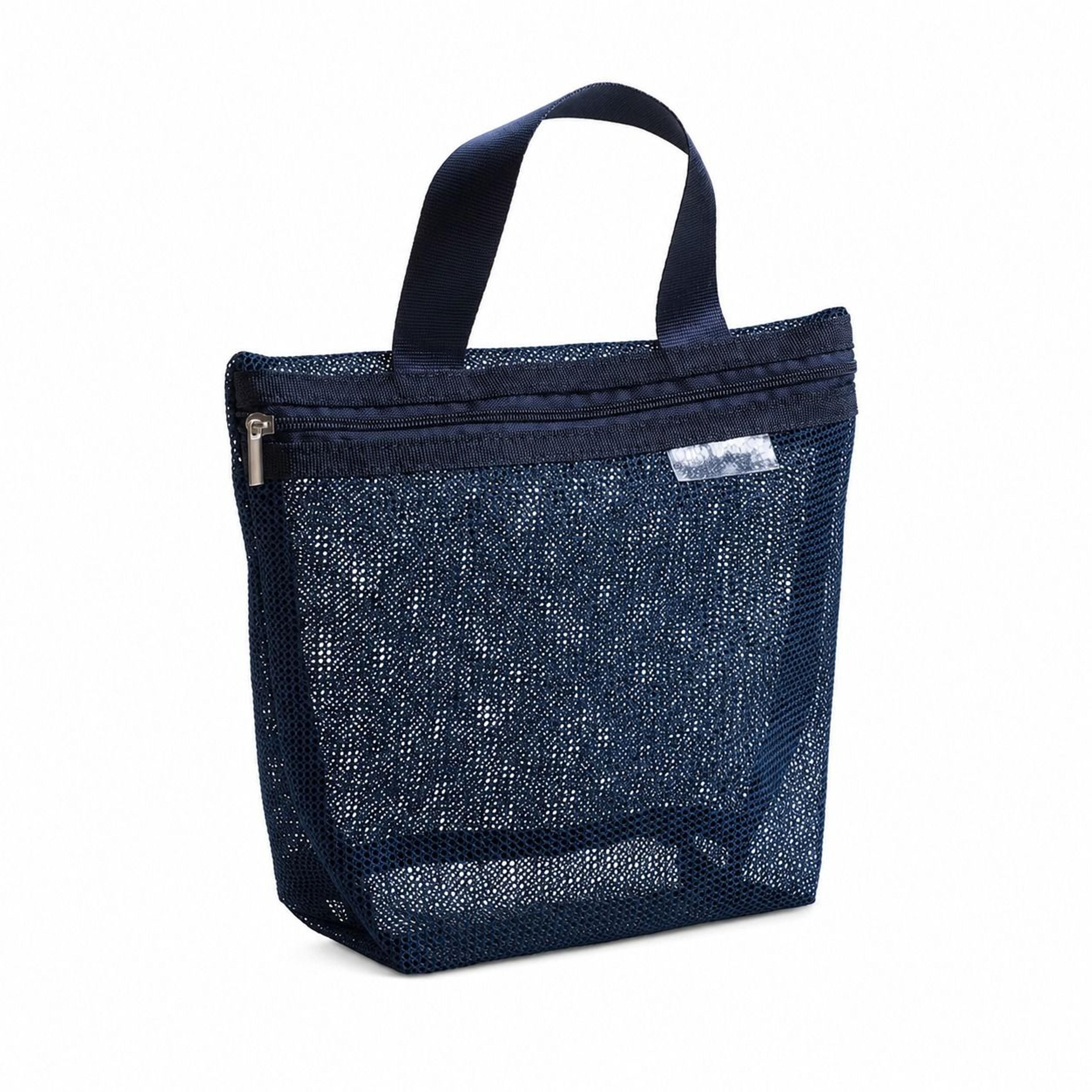 hanging mesh travel toiletry organizer makeup and shower bag