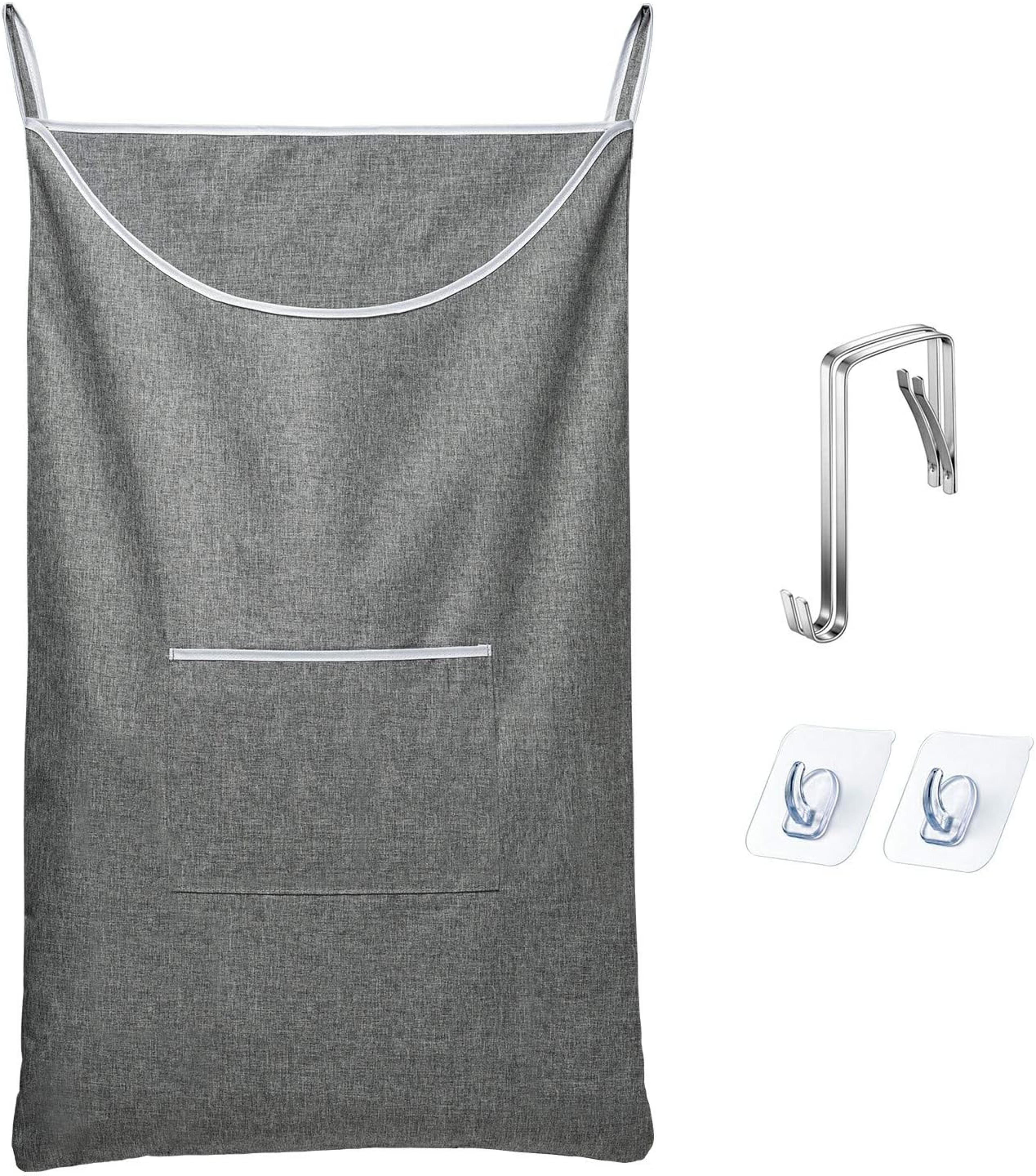 hanging laundry hamper over door space saving laundry bag