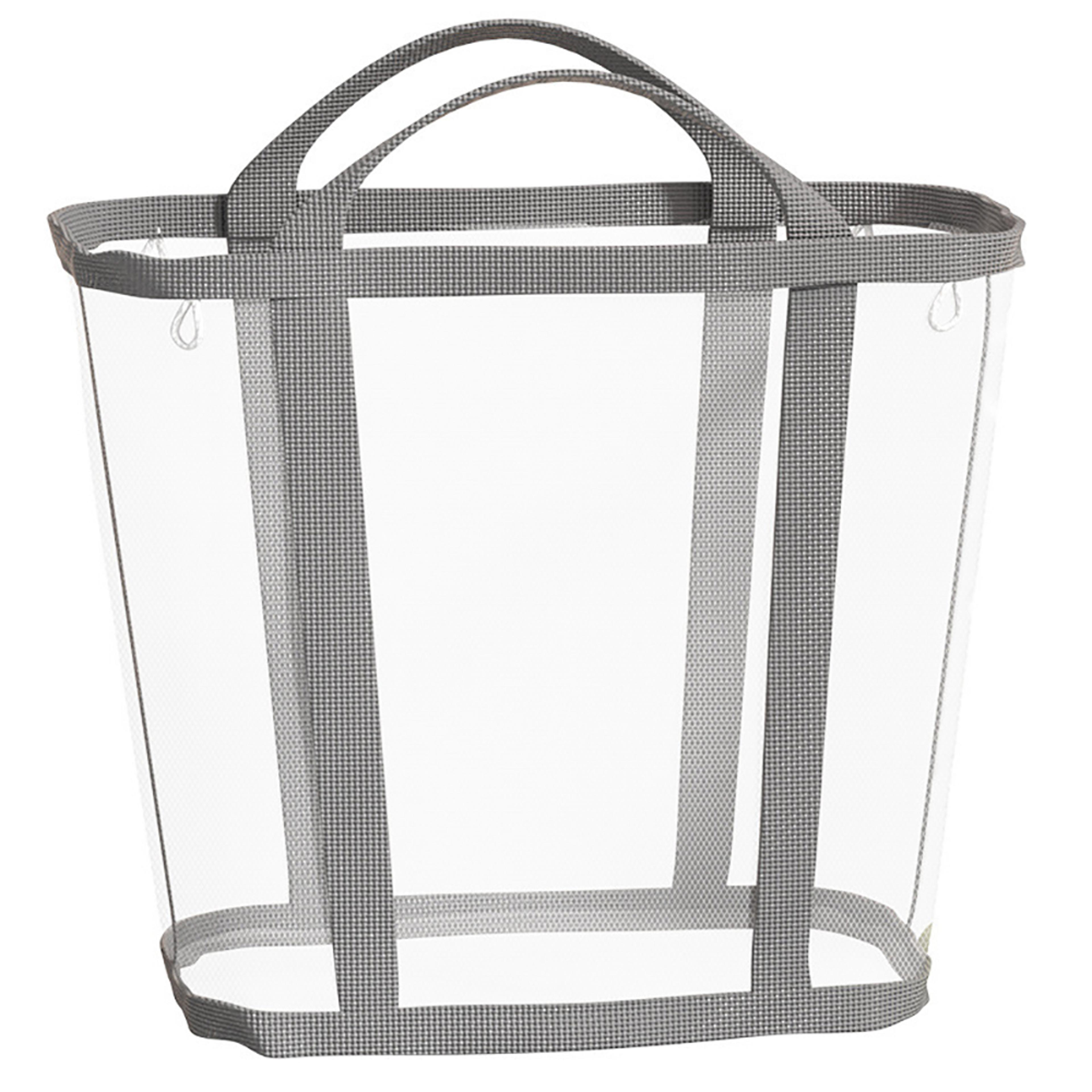 foldable mesh laundry basket with handles large capacity portable hamper