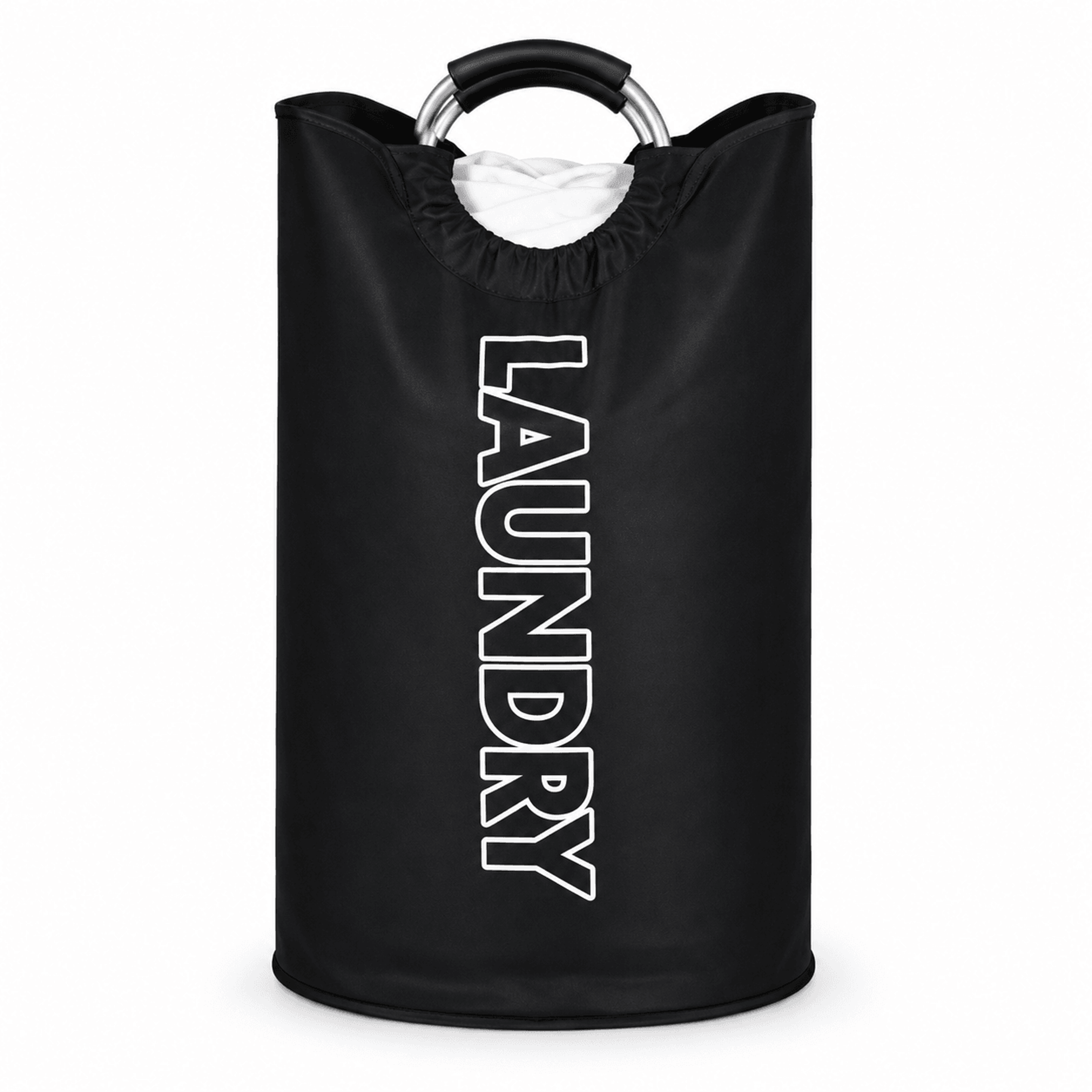foldable recycling bin with aluminum handle botewater bottle collector bag large capacity recycling bin