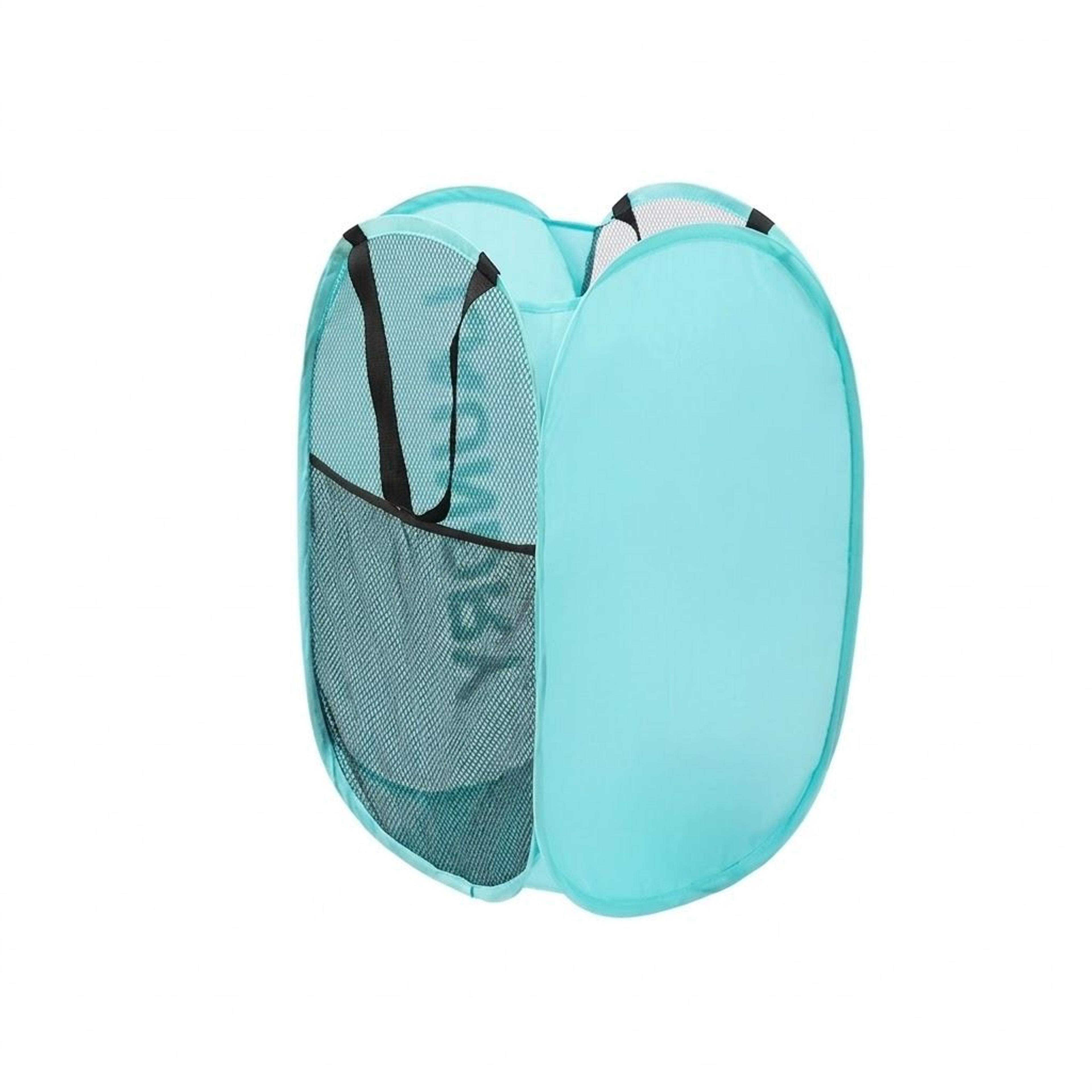 product name collapsible mesh laundry basket pop up hamper with carry handles