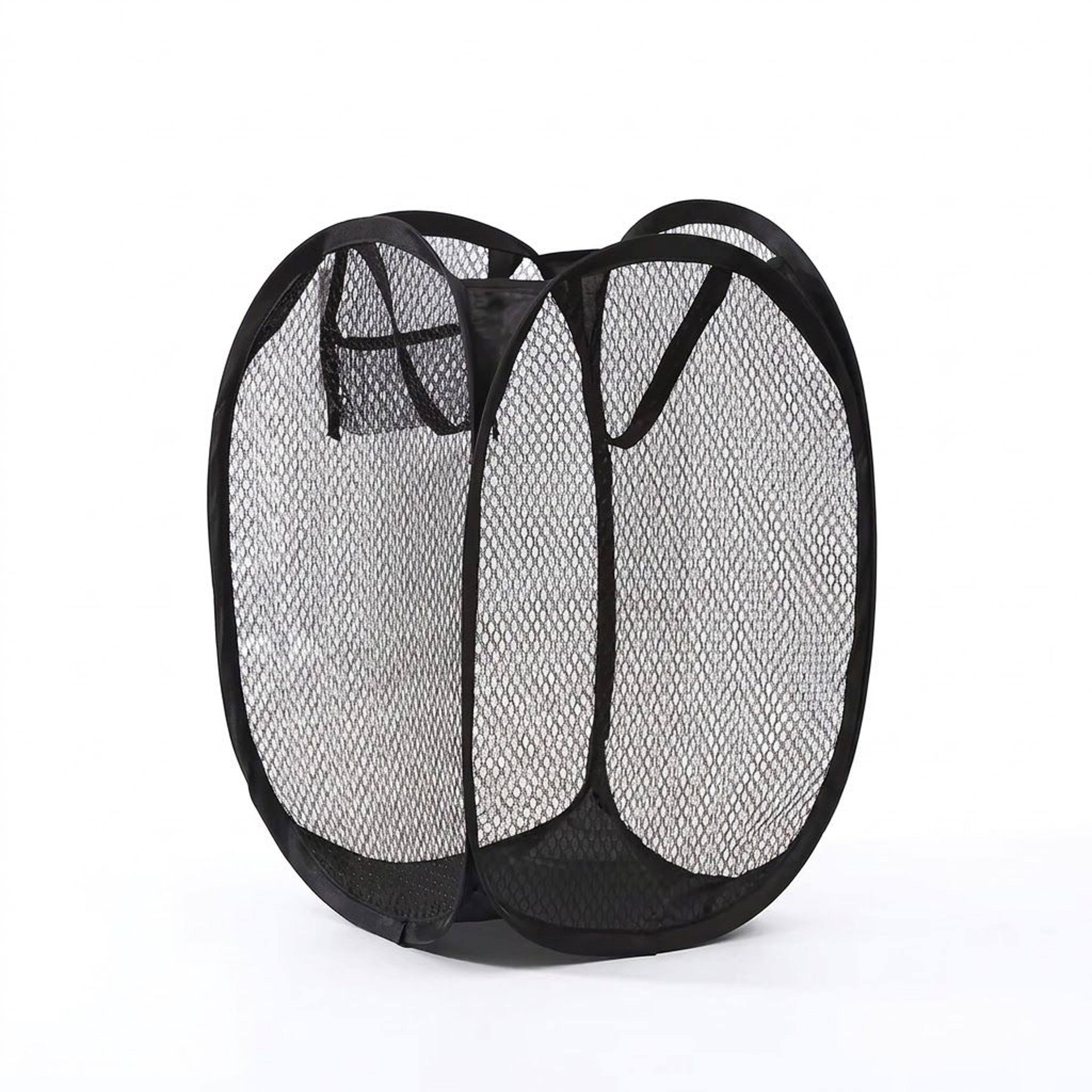 portable collapsible laundry basket pop up mesh hamper