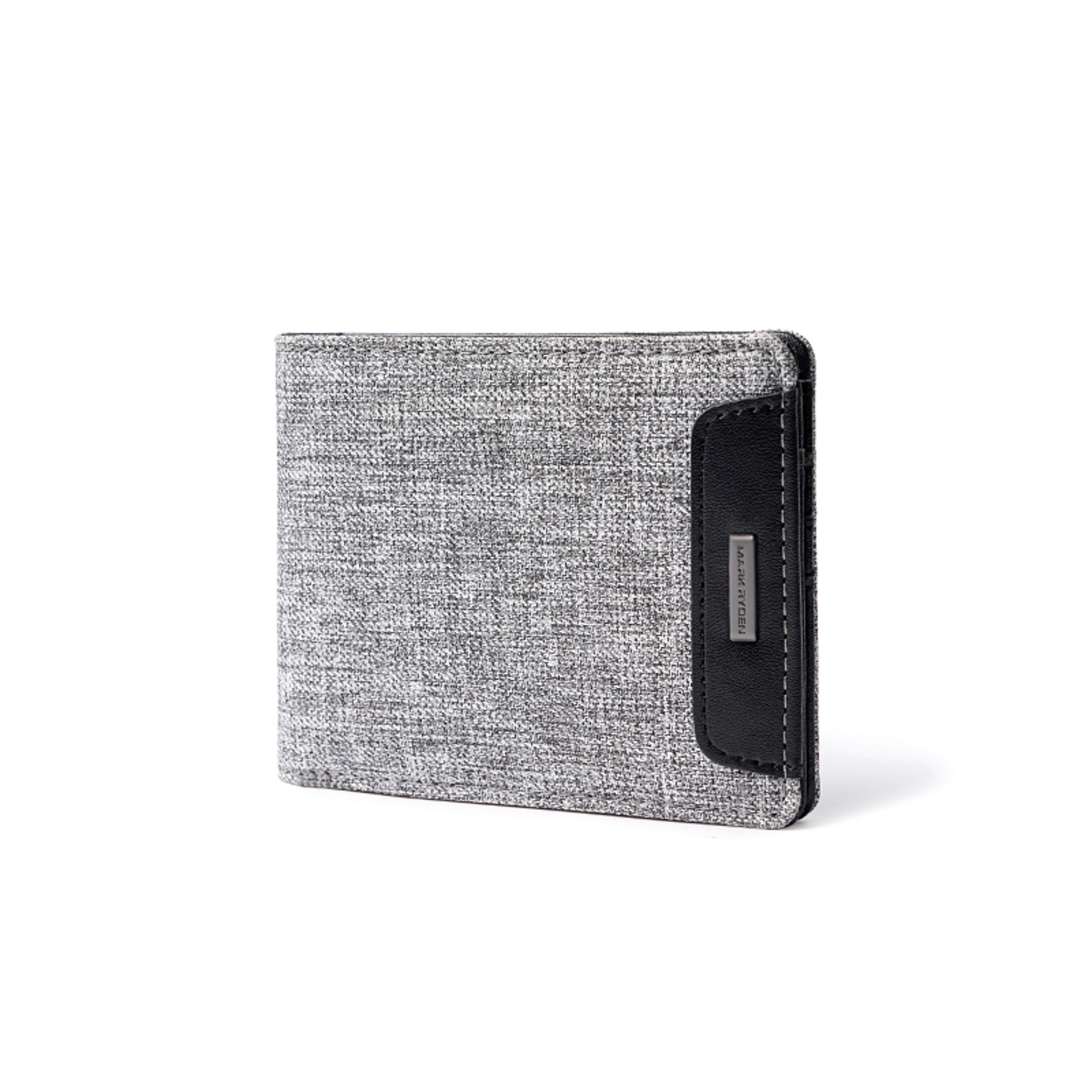 slim bifold wallet for men oxford fabric 6 card minimalist purse