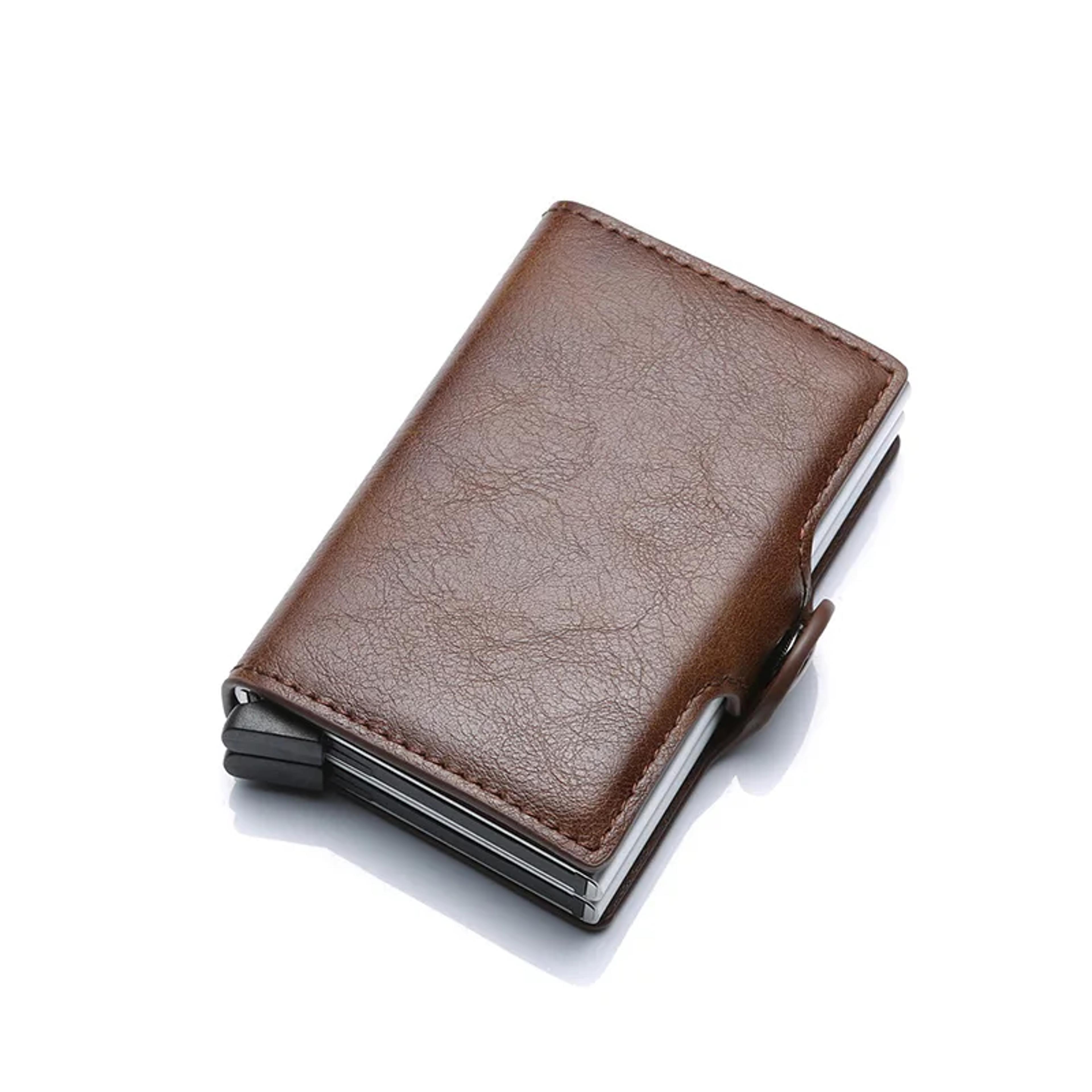 carbon fiber rfid wallet for men slim credit card holder
