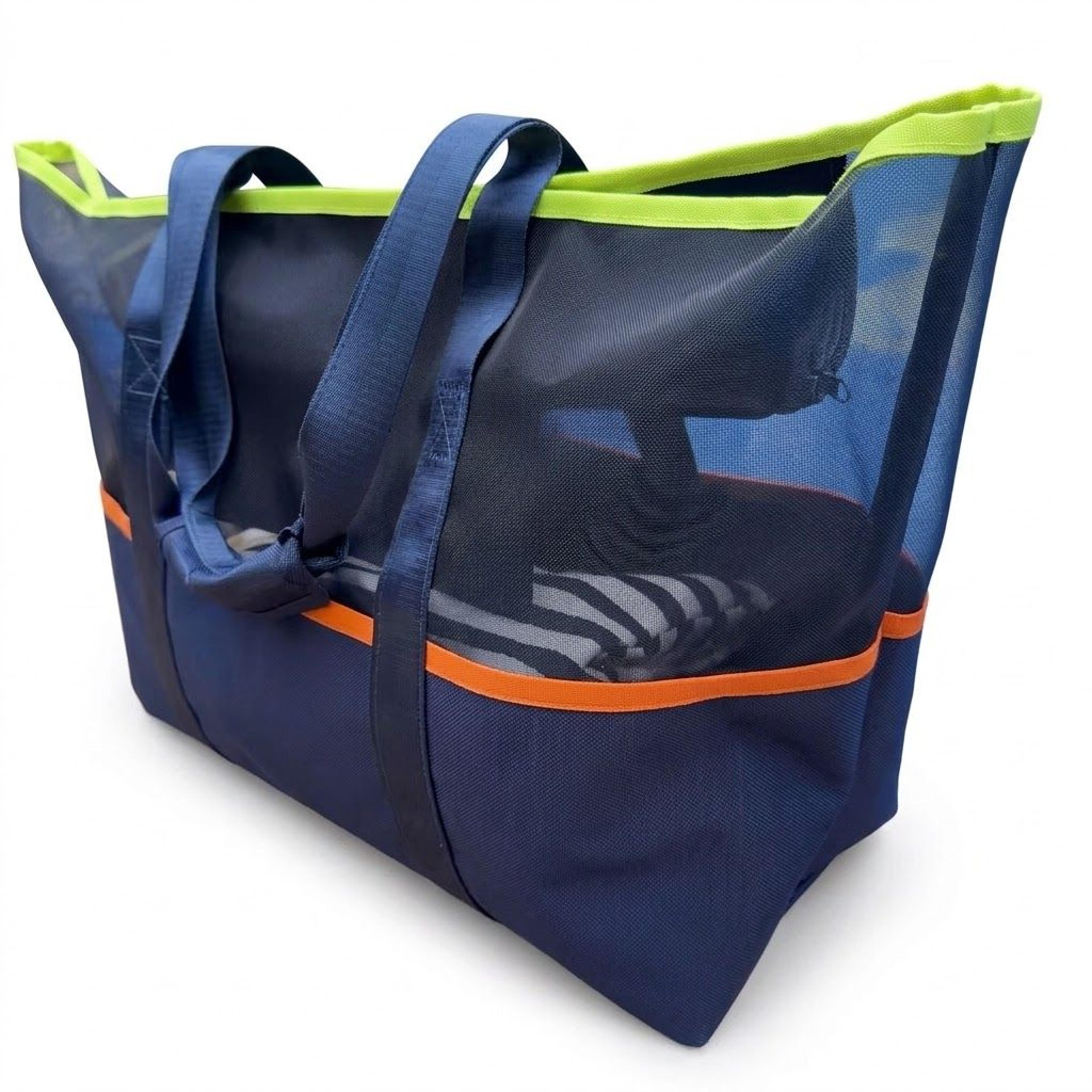 beach bag travel toiletry organizer with zipper pockets