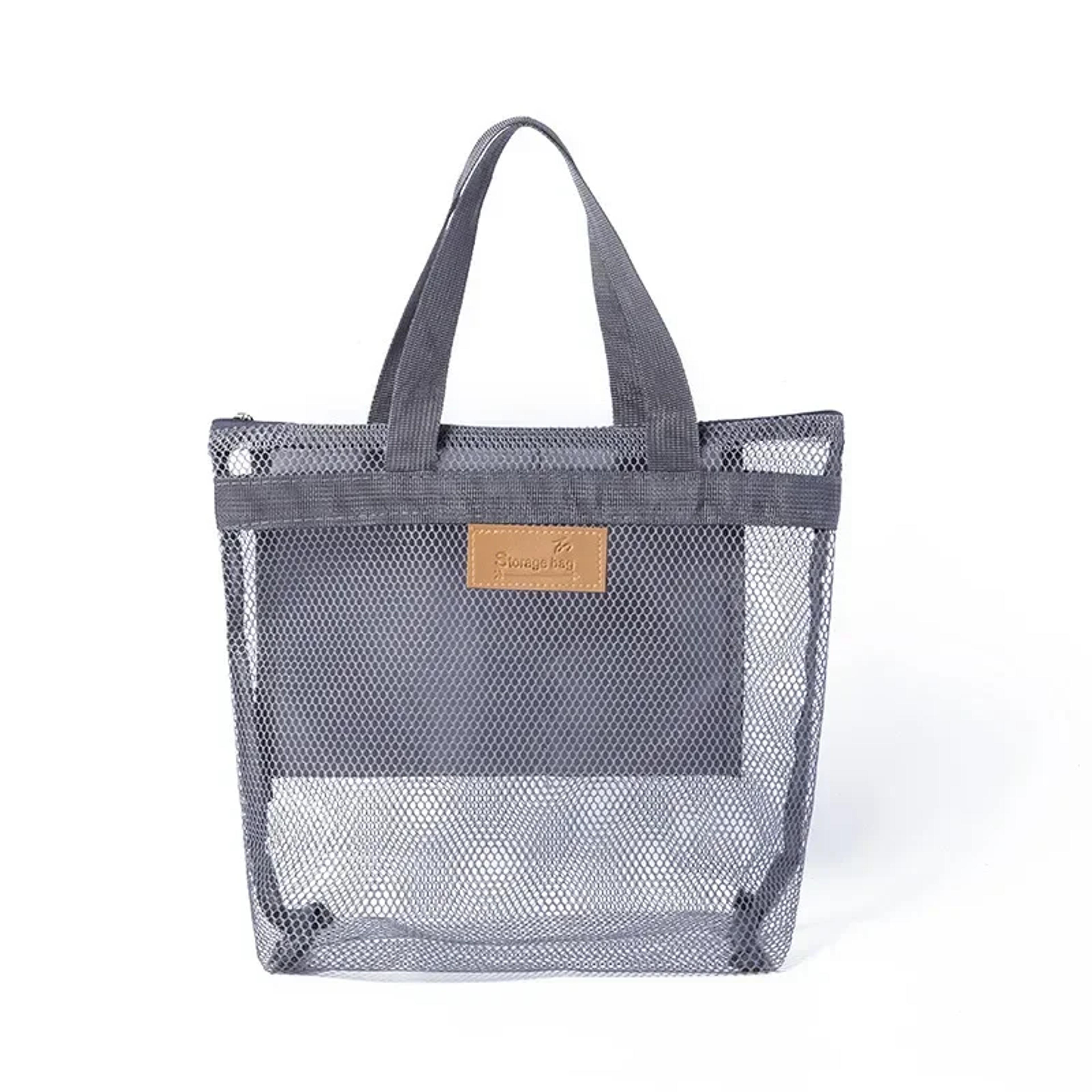 quick dry mesh travel toiletry bag portable cosmetic organizer pouch